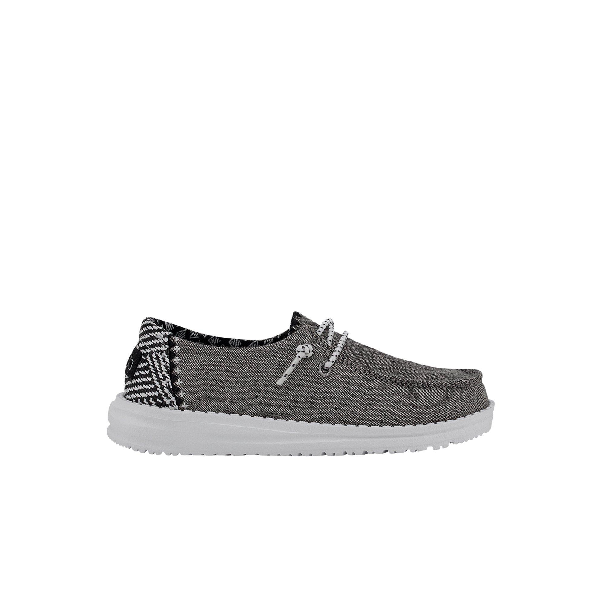 Women's Hey Dude Wendy Chambray - Off Black | Stan's Fit For Your Feet