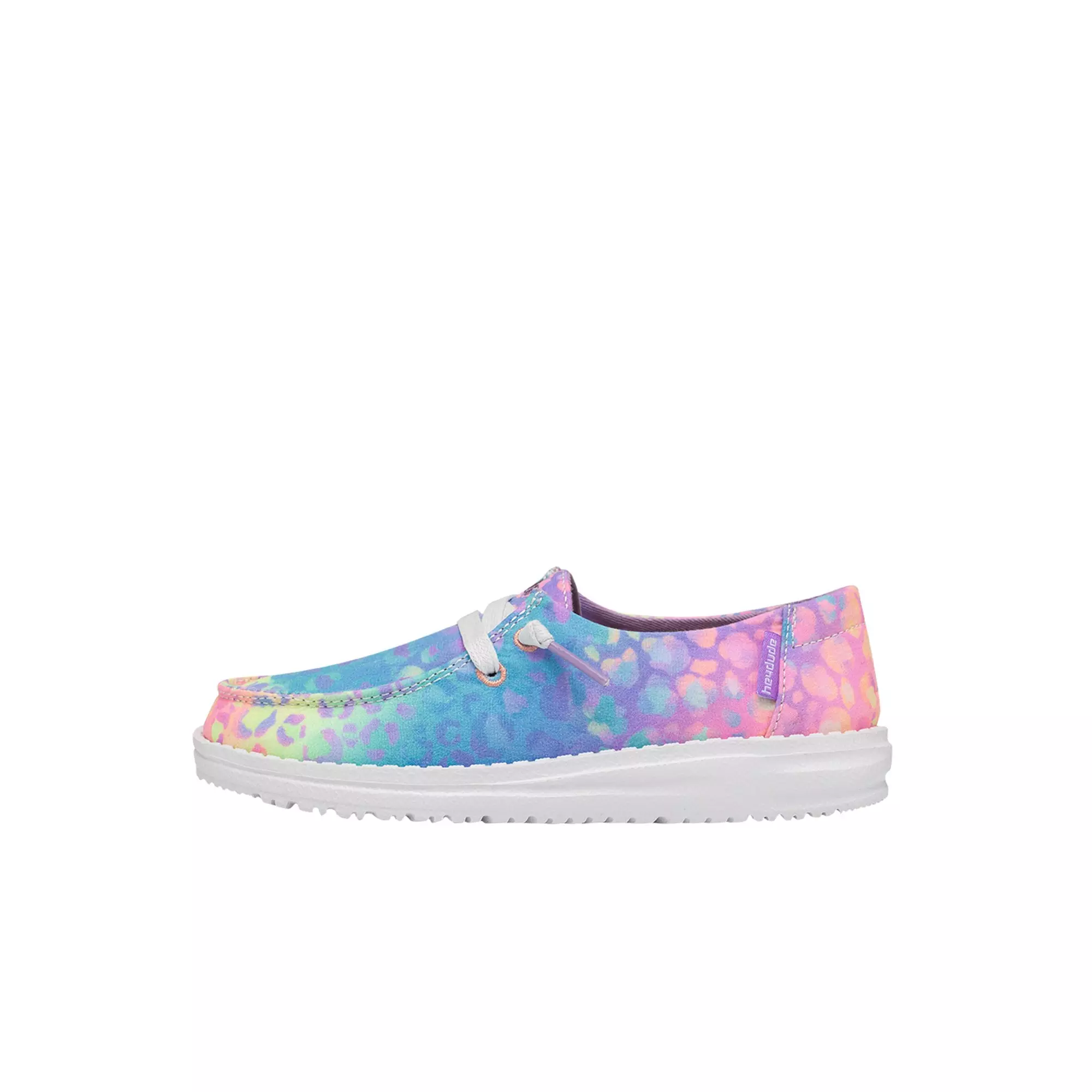Hey Dude Wendy Youth "Rainbow Leopard" Preschool Girls' Shoe - RAINBOW