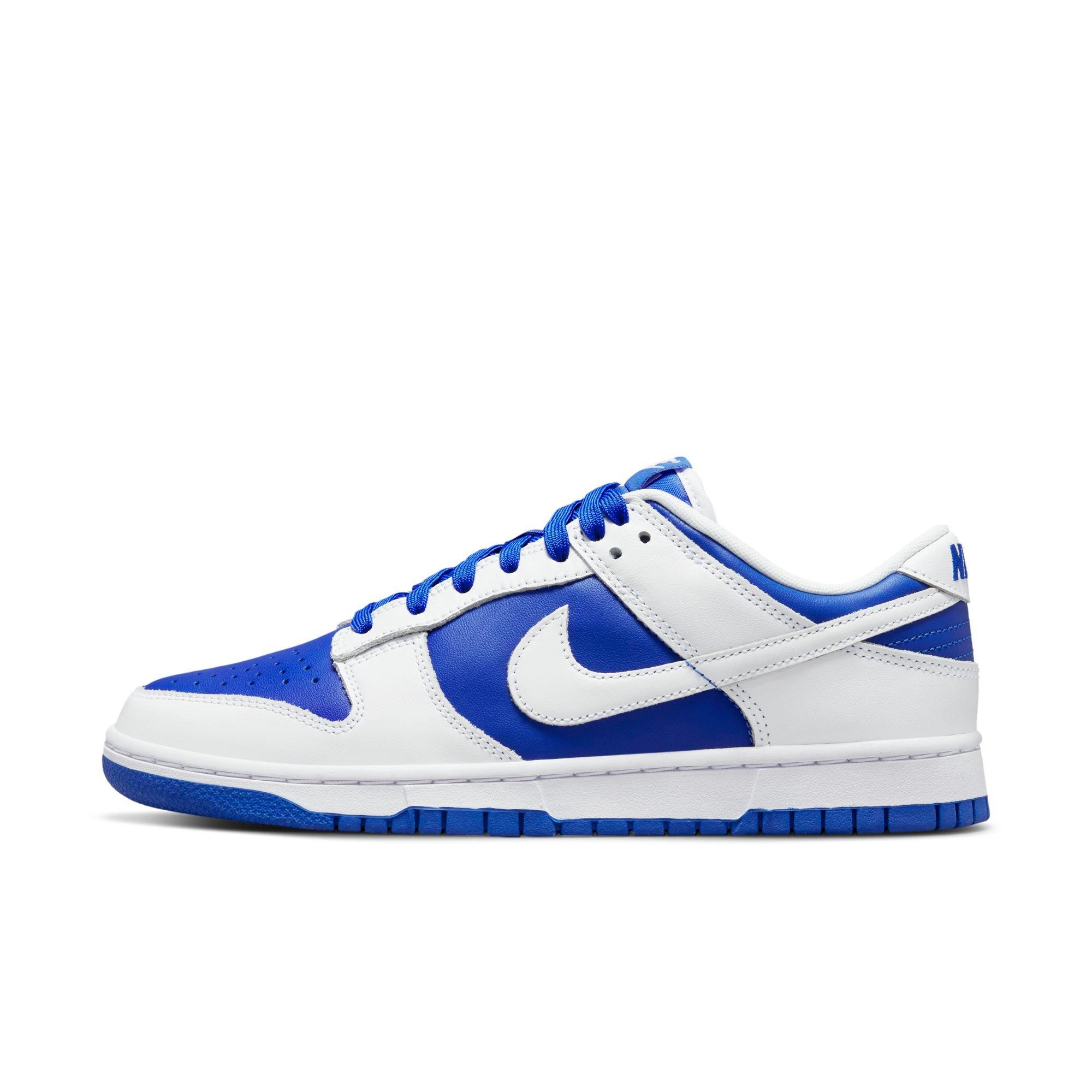 blue and white nike shoes - Hibbett