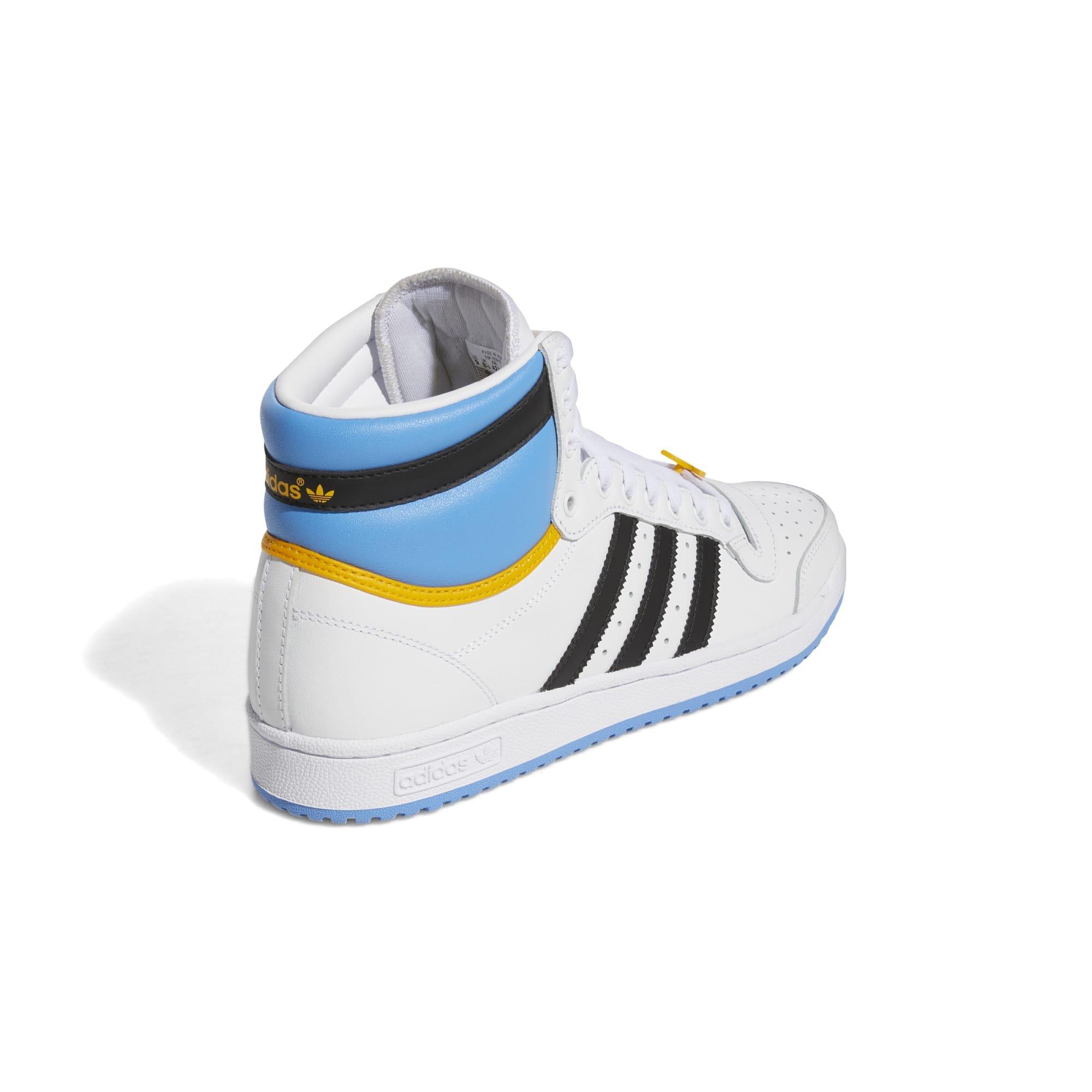 adidas Originals Top Ten Hi Trainers in White for Men