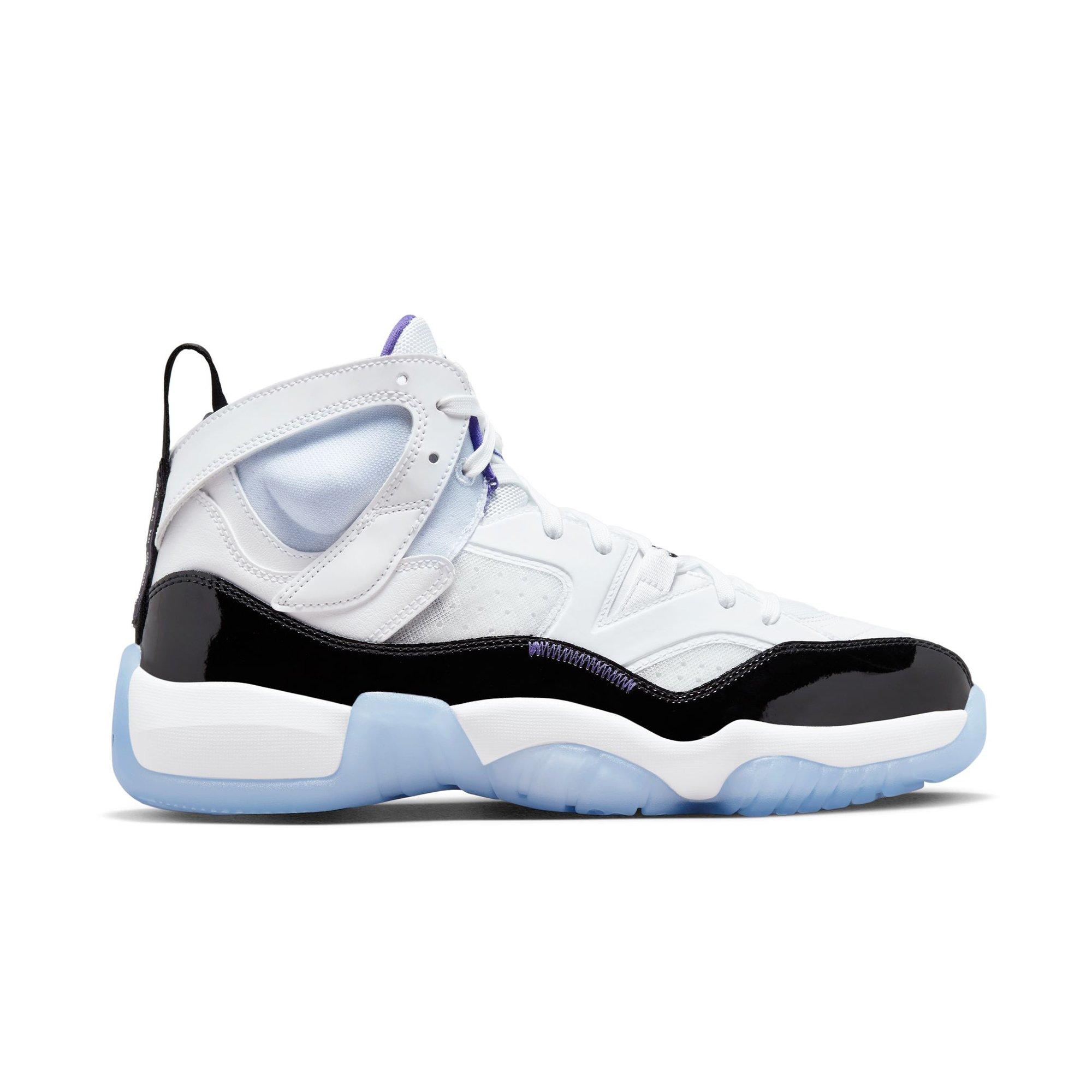 Jordan Jumpman Two Trey "White/Dark Concord/Black" Men's Shoe - WHITE/PURPLE/BLACK Thumbnail View 1