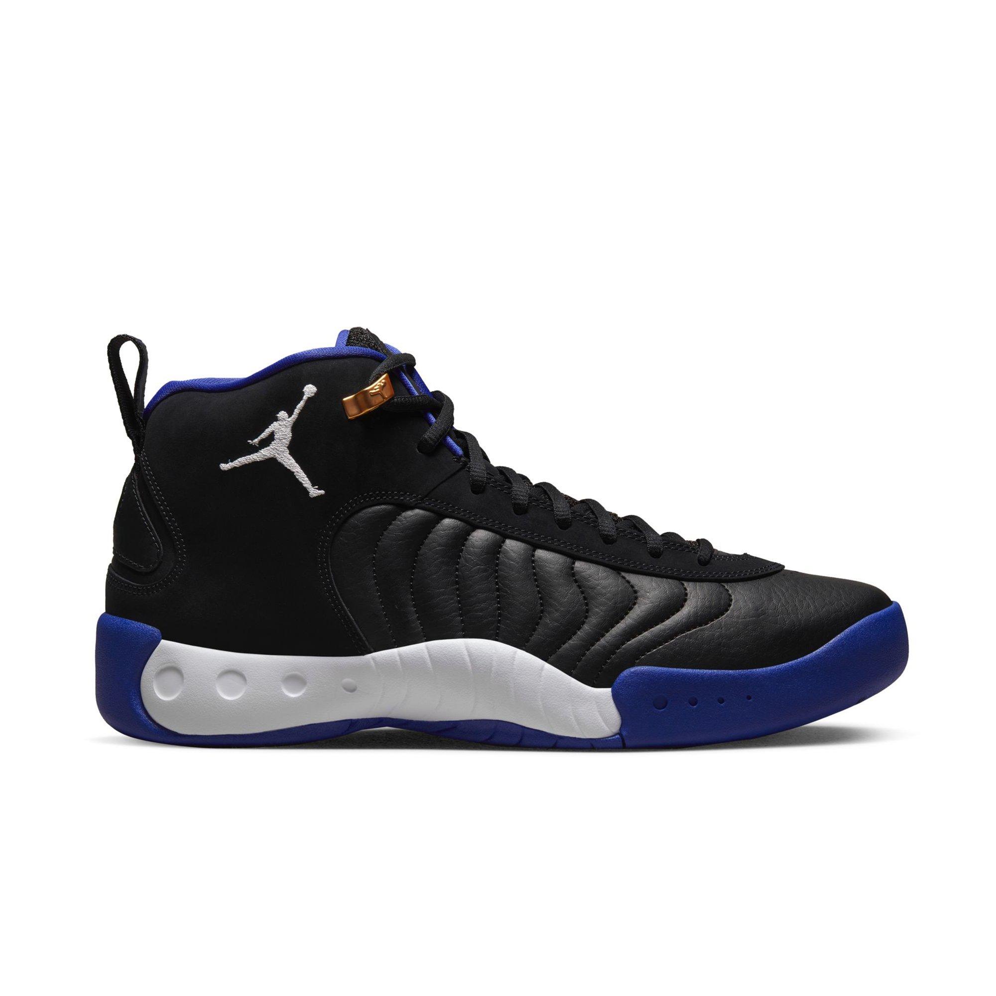 Jordan jumpman pro black best sale white gold