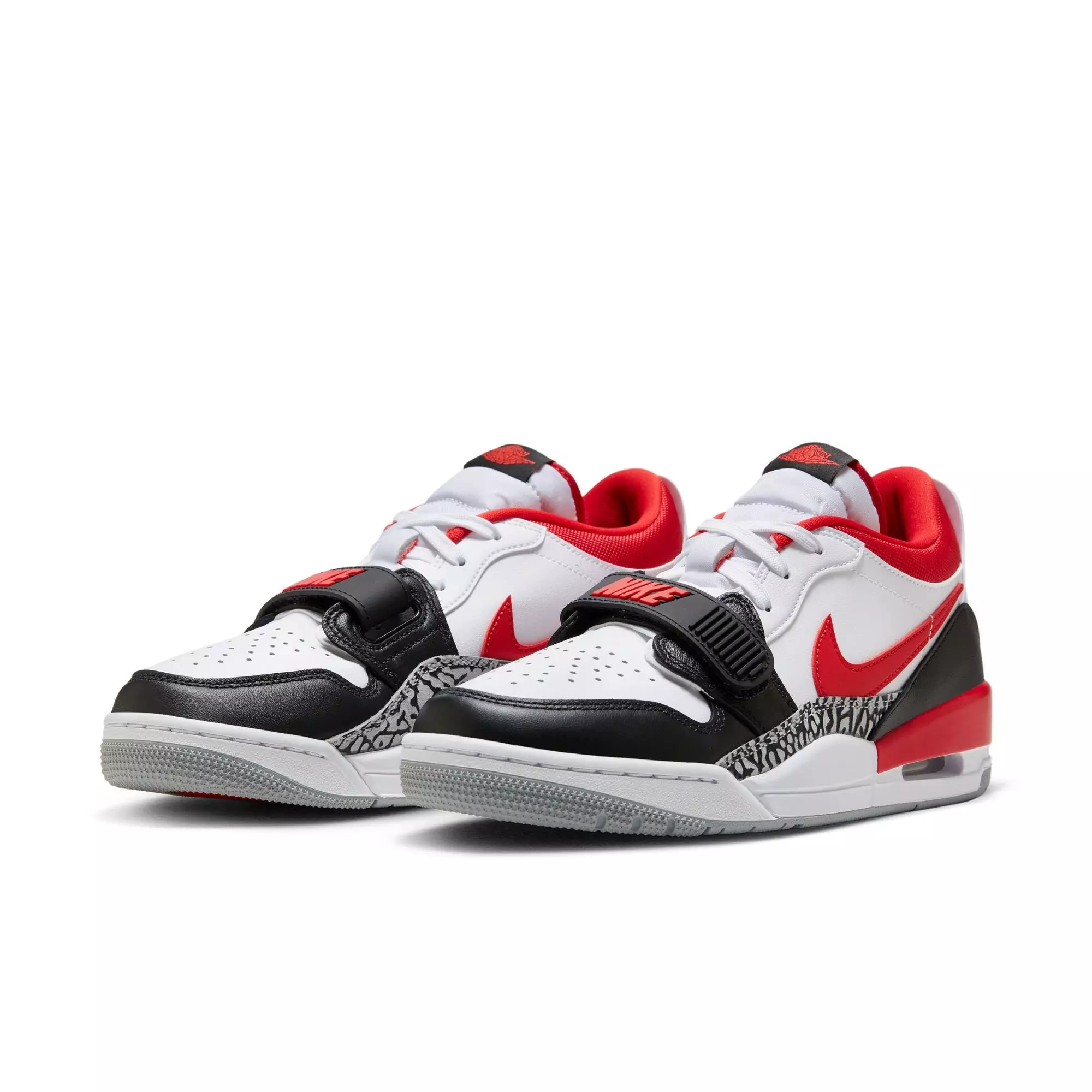Jordan Legacy 312 Low "White/Fire Red/Black/Wolf Grey" Men's Shoe - WHITE/RED/BLACK