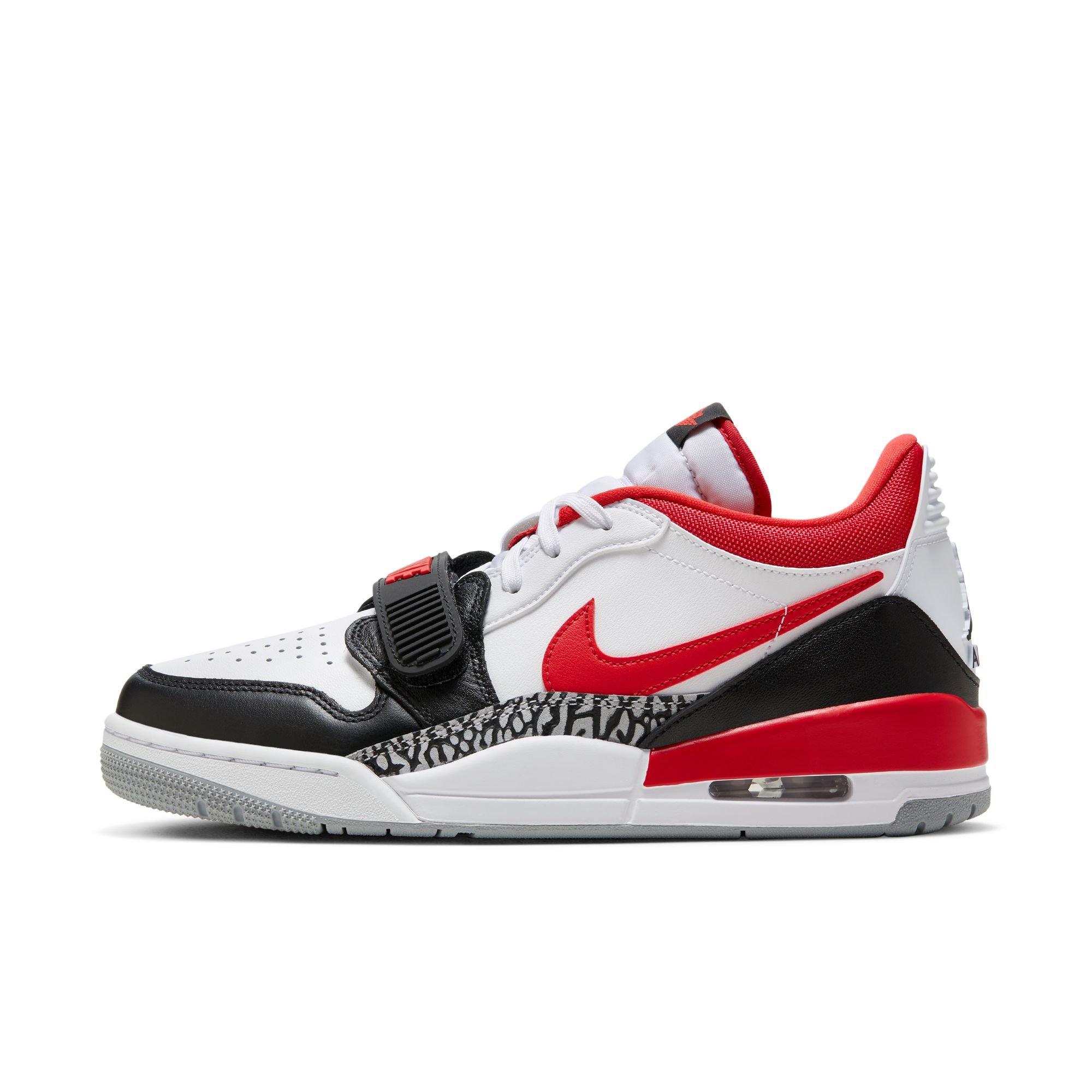Jordan Legacy 312 Low "White/Fire Red/Black/Wolf Grey" Men's Shoe - WHITE/RED/BLACK Thumbnail View 4