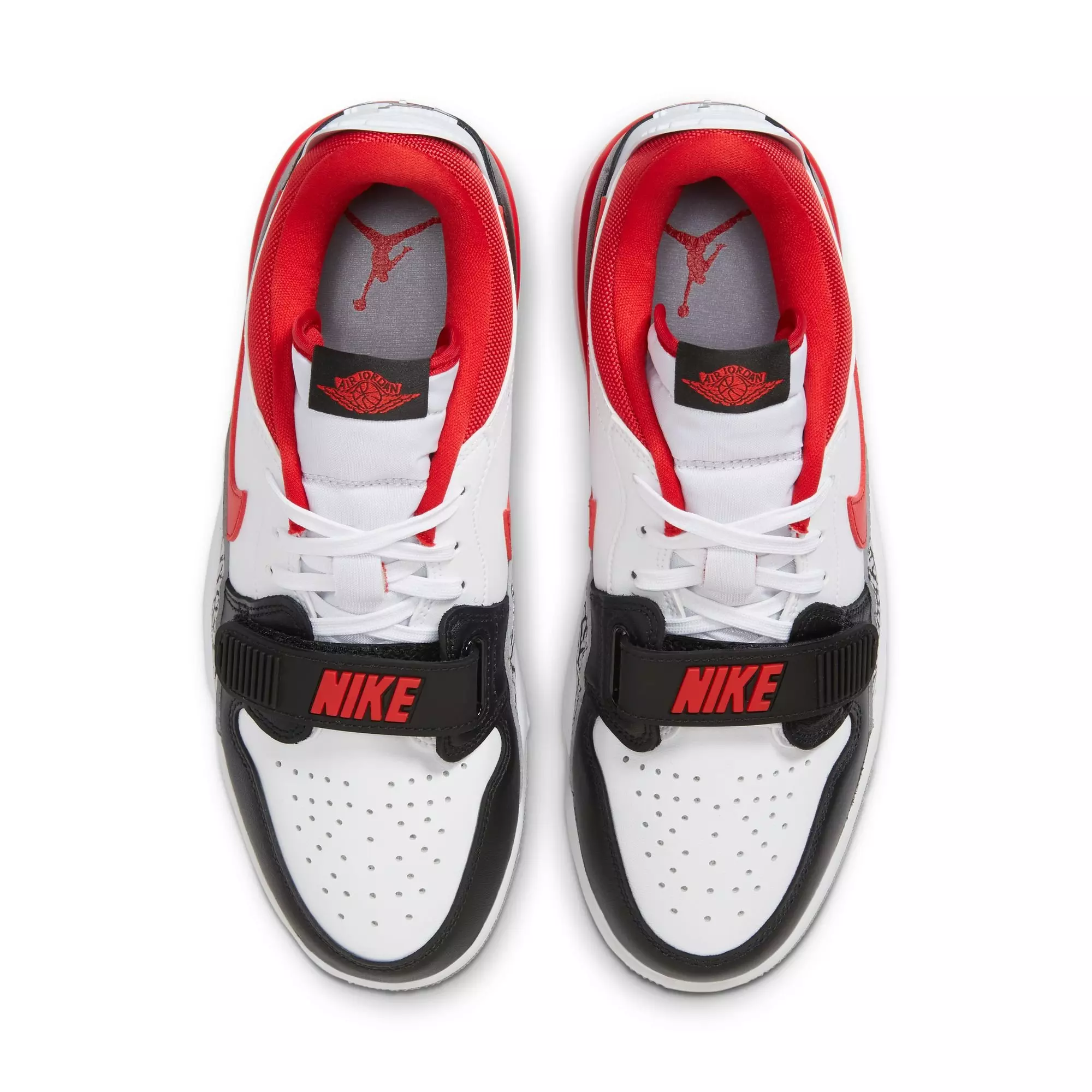 Jordan Legacy 312 Low "White/Fire Red/Black/Wolf Grey" Men's Shoe - WHITE/RED/BLACK