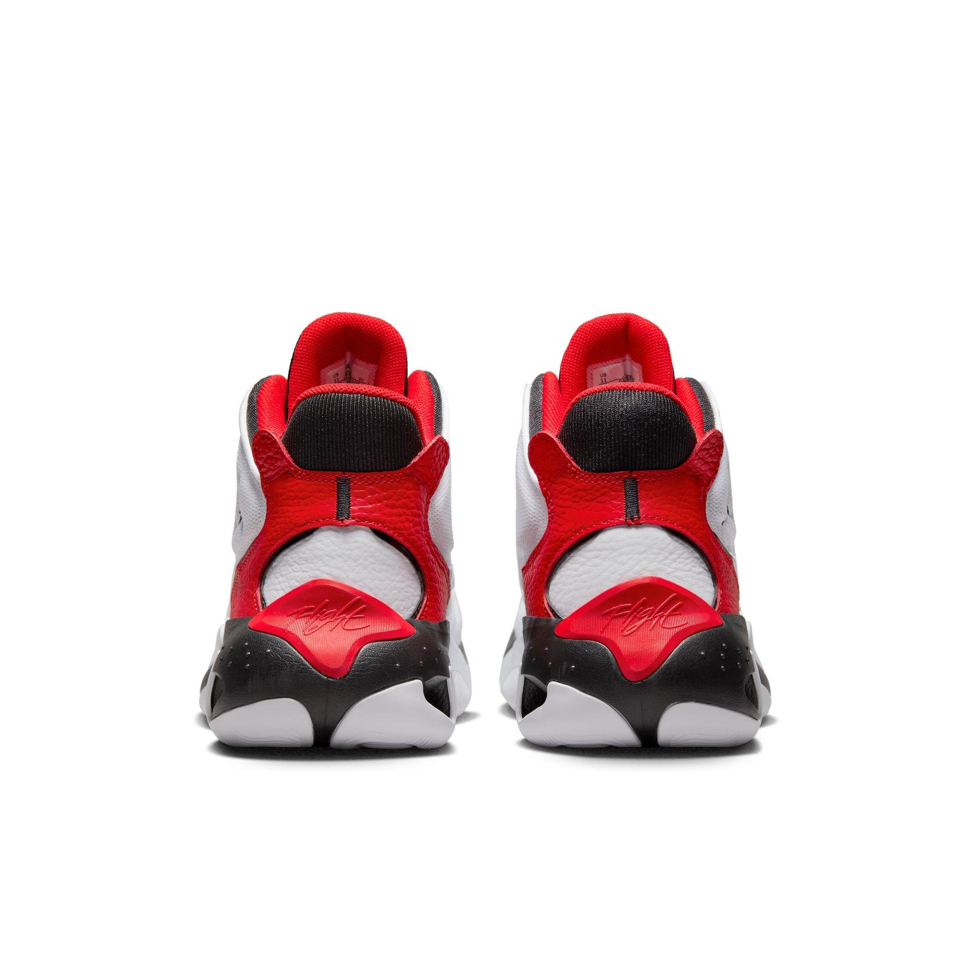 Jordan Max Aura 4 White Black University Red (GS)