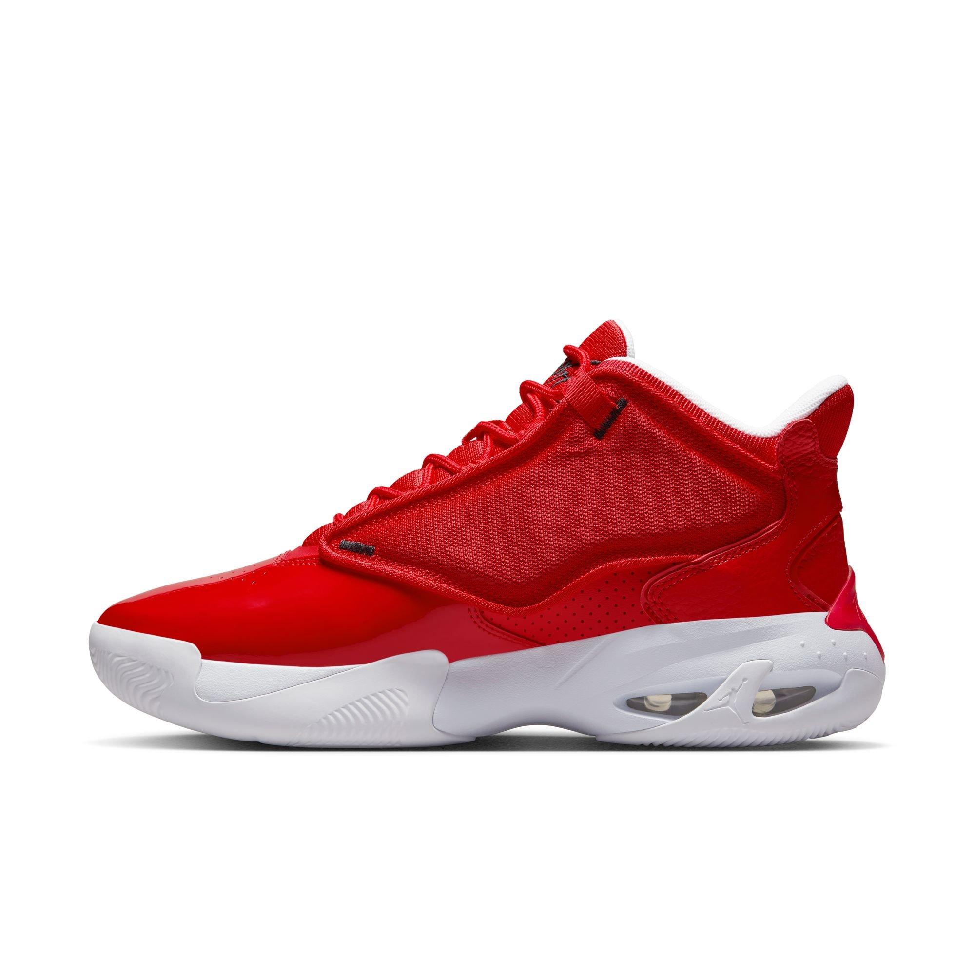 Jordan max aura white red hot sale