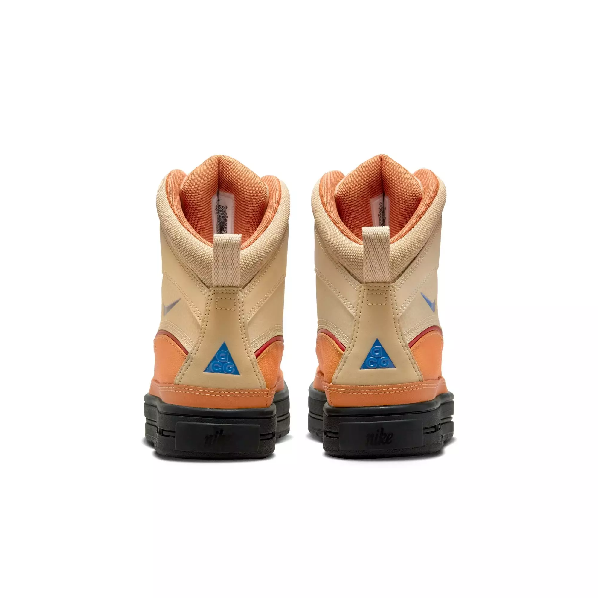 Nike Woodside 2 High ACG "Sesame/Hot Curry" Grade School Boys' Boot - ORANGE/TAN