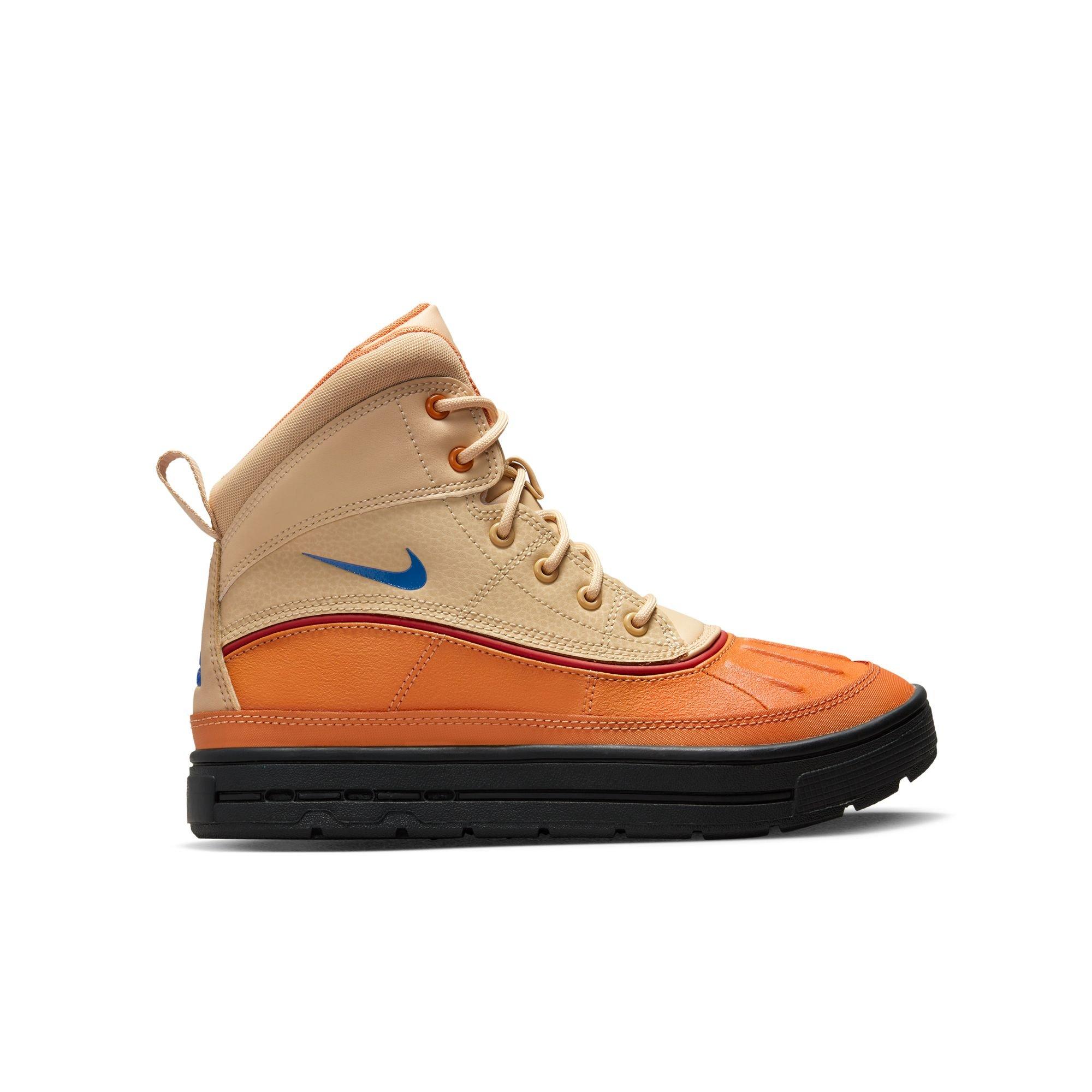Nike Woodside 2 High ACG "Sesame/Hot Curry" Grade School Boys' Boot - ORANGE/TAN Thumbnail View 1
