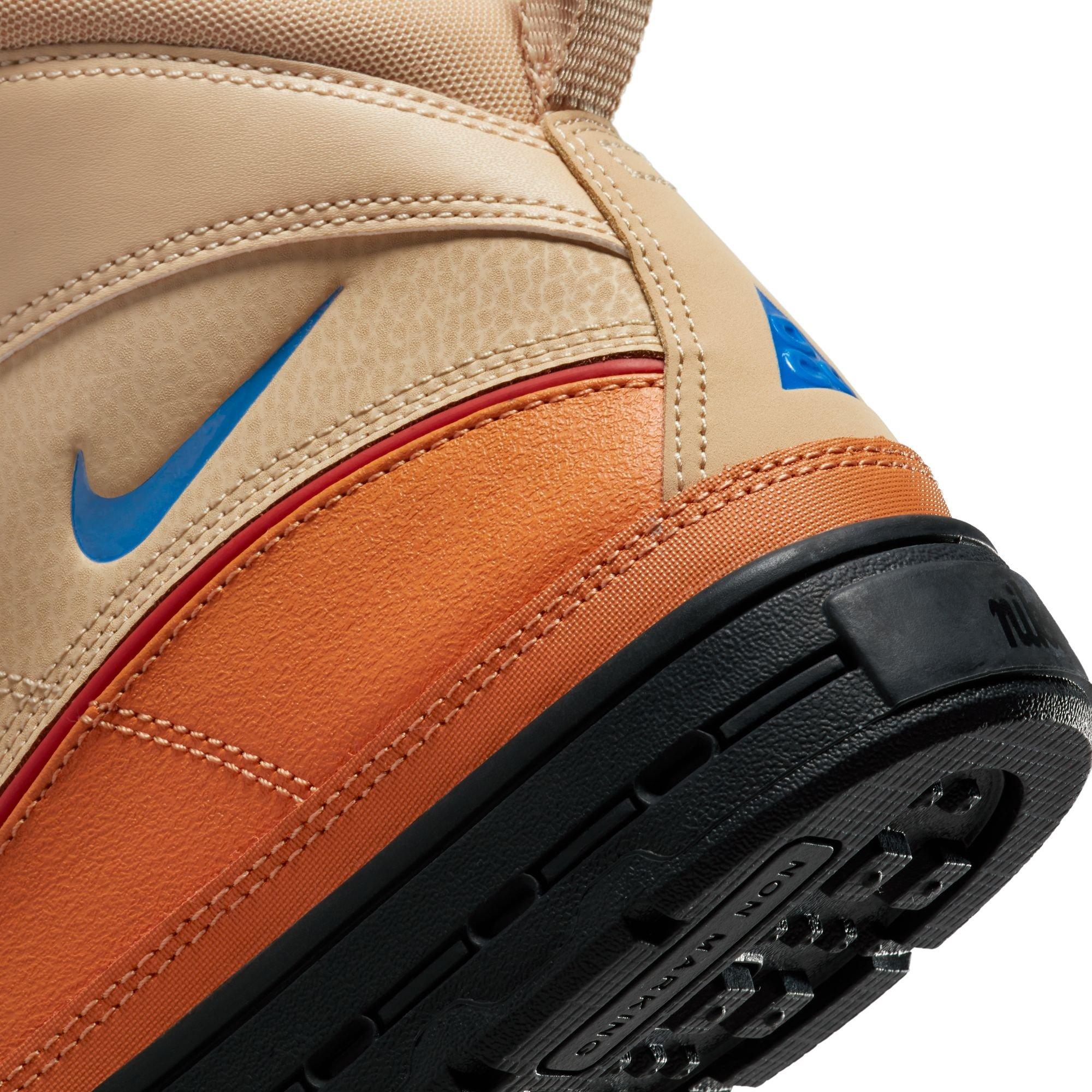 Nike Woodside 2 High ACG "Sesame/Hot Curry" Grade School Boys' Boot - ORANGE/TAN Thumbnail View 3