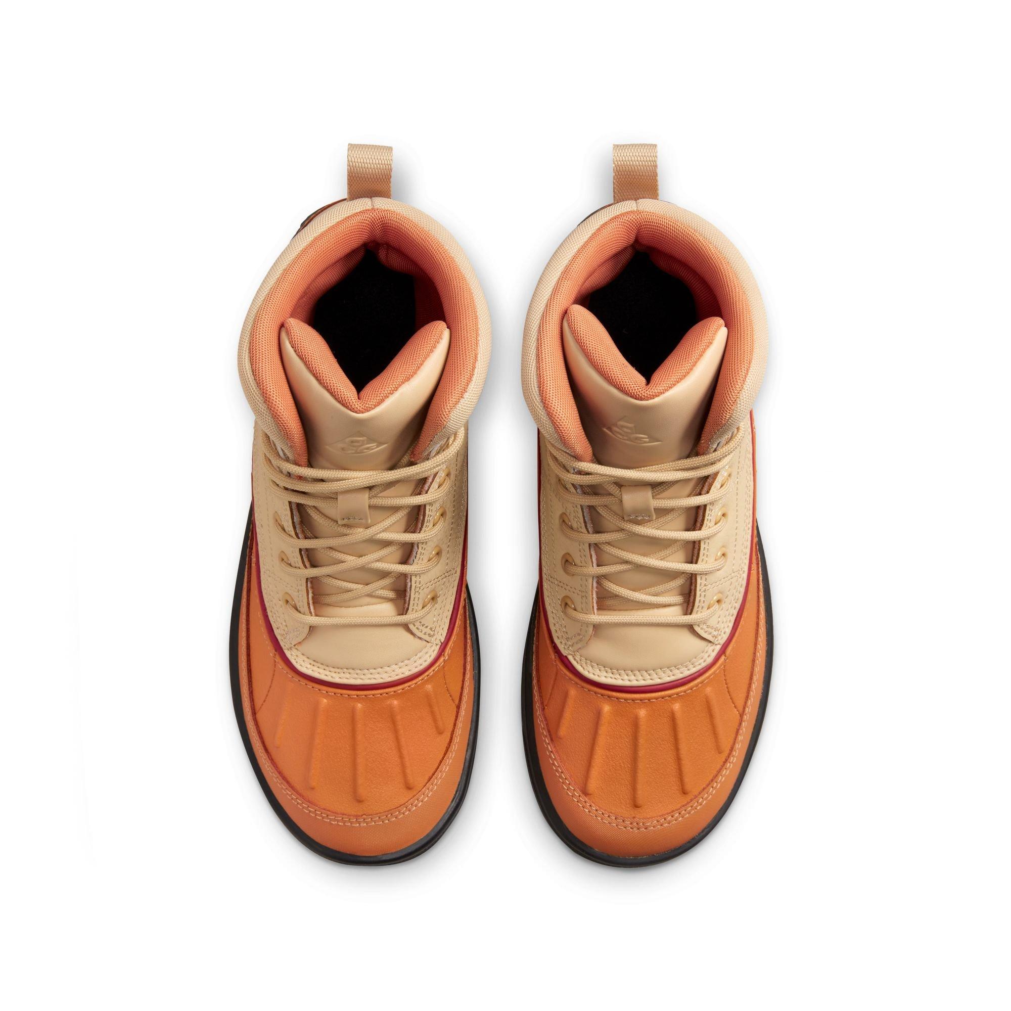 Nike Woodside 2 High ACG "Sesame/Hot Curry" Grade School Boys' Boot - ORANGE/TAN Thumbnail View 9