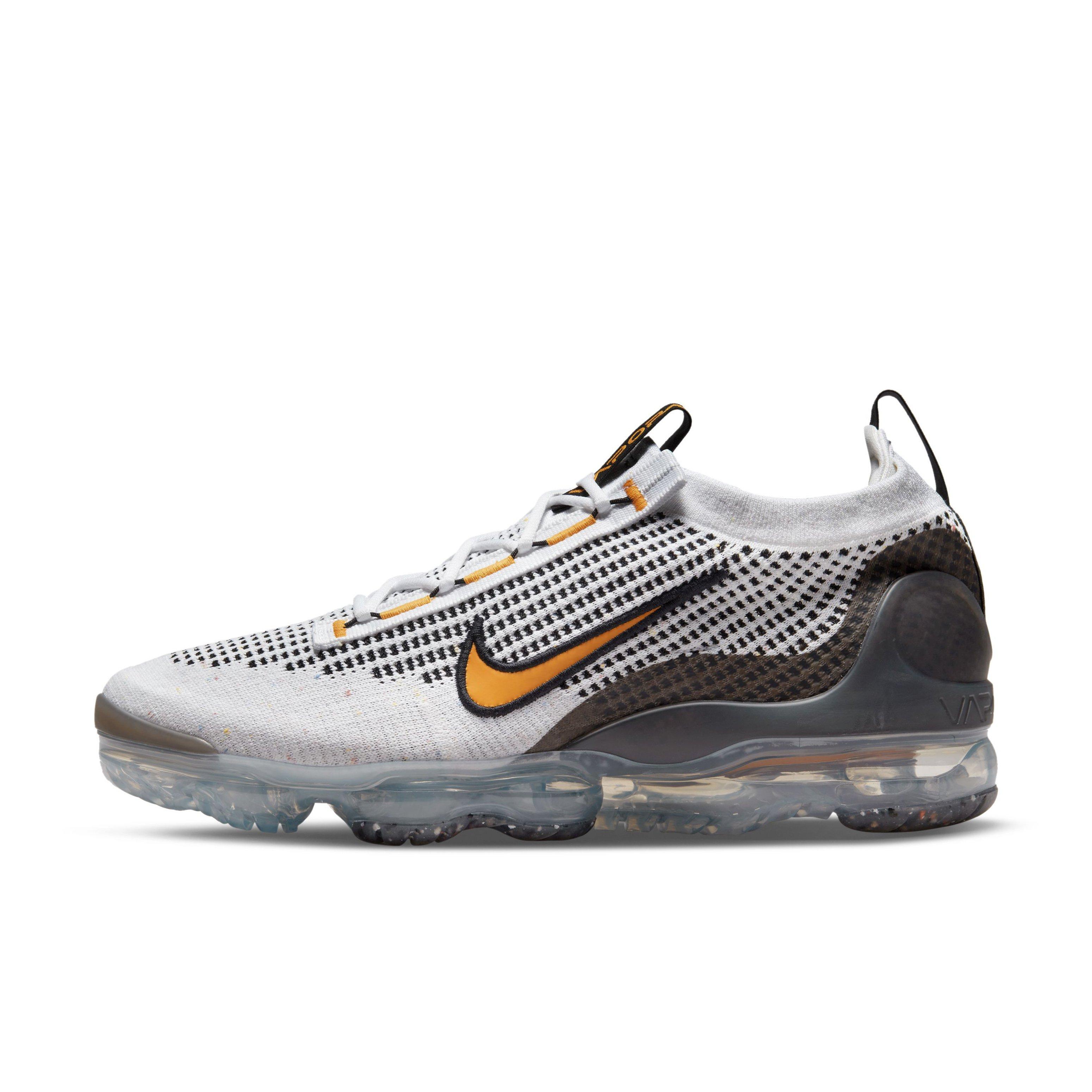 Nike Air VaporMax 2021 FK "White/Kumquat/Black/Anthracite" Men's Shoe - WHITE/ORANGE Thumbnail View 2