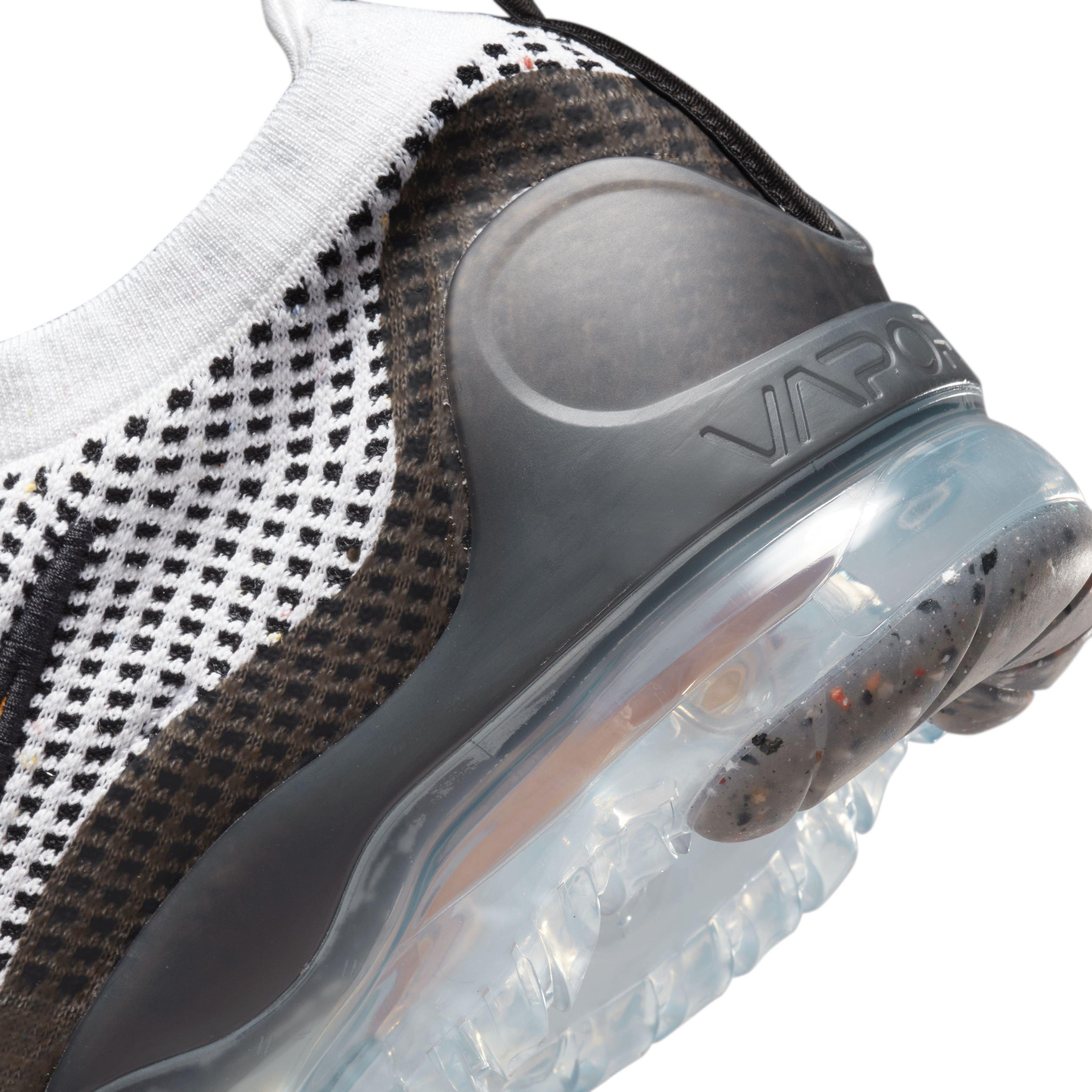 Nike Air VaporMax 2021 FK "White/Kumquat/Black/Anthracite" Men's Shoe - WHITE/ORANGE Thumbnail View 8