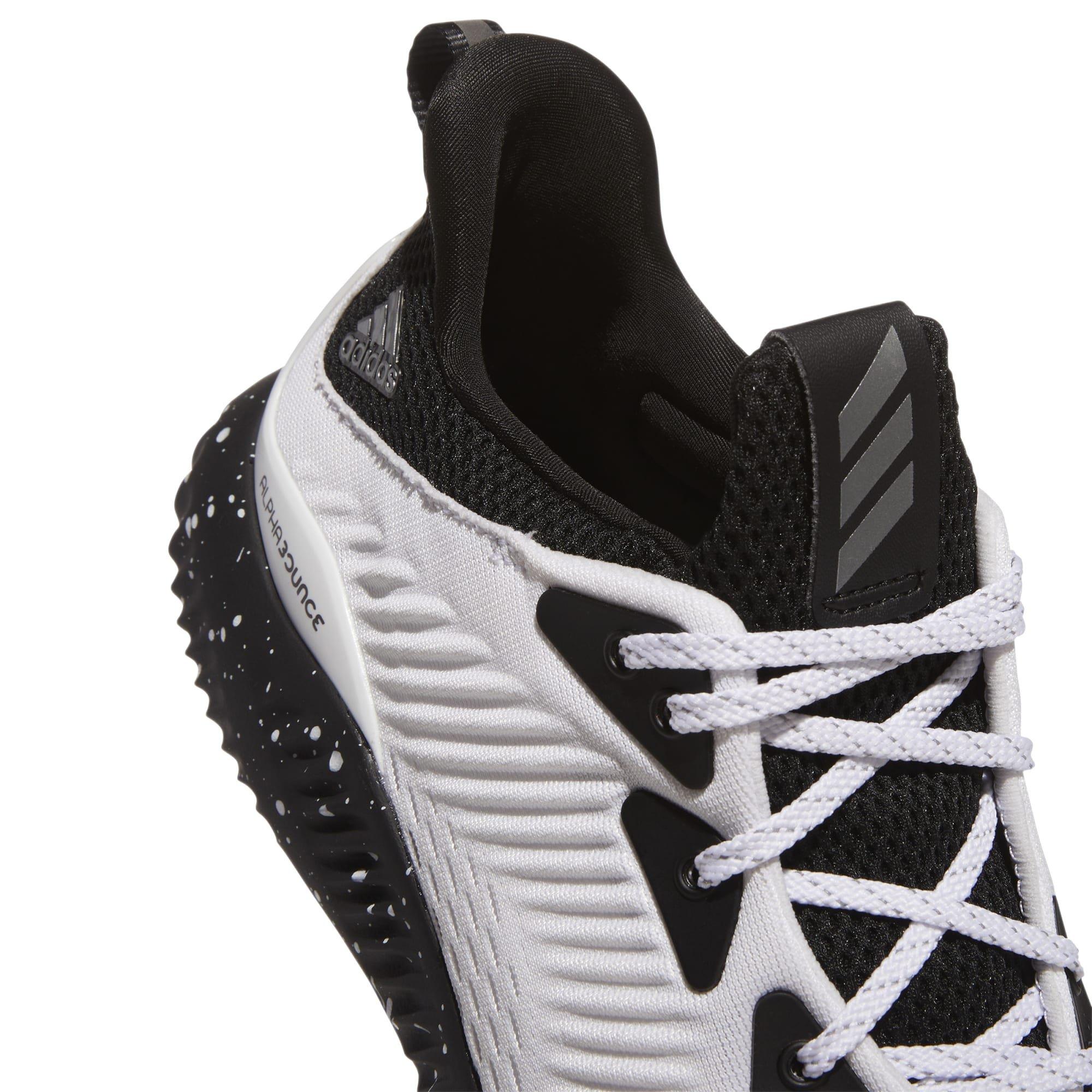 Alphabounce on sale white adidas