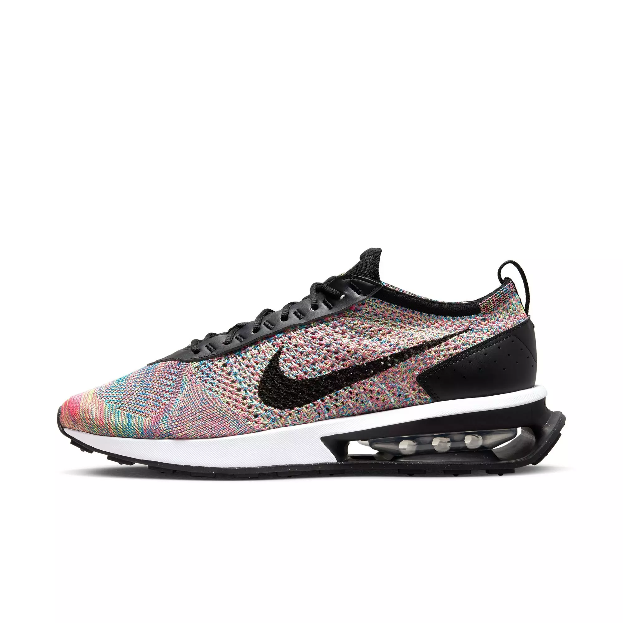 Nike Air Max Flyknit Racer "Ghost Green/Black/Pink Blast" Women's Shoe - MULTI-COLOR