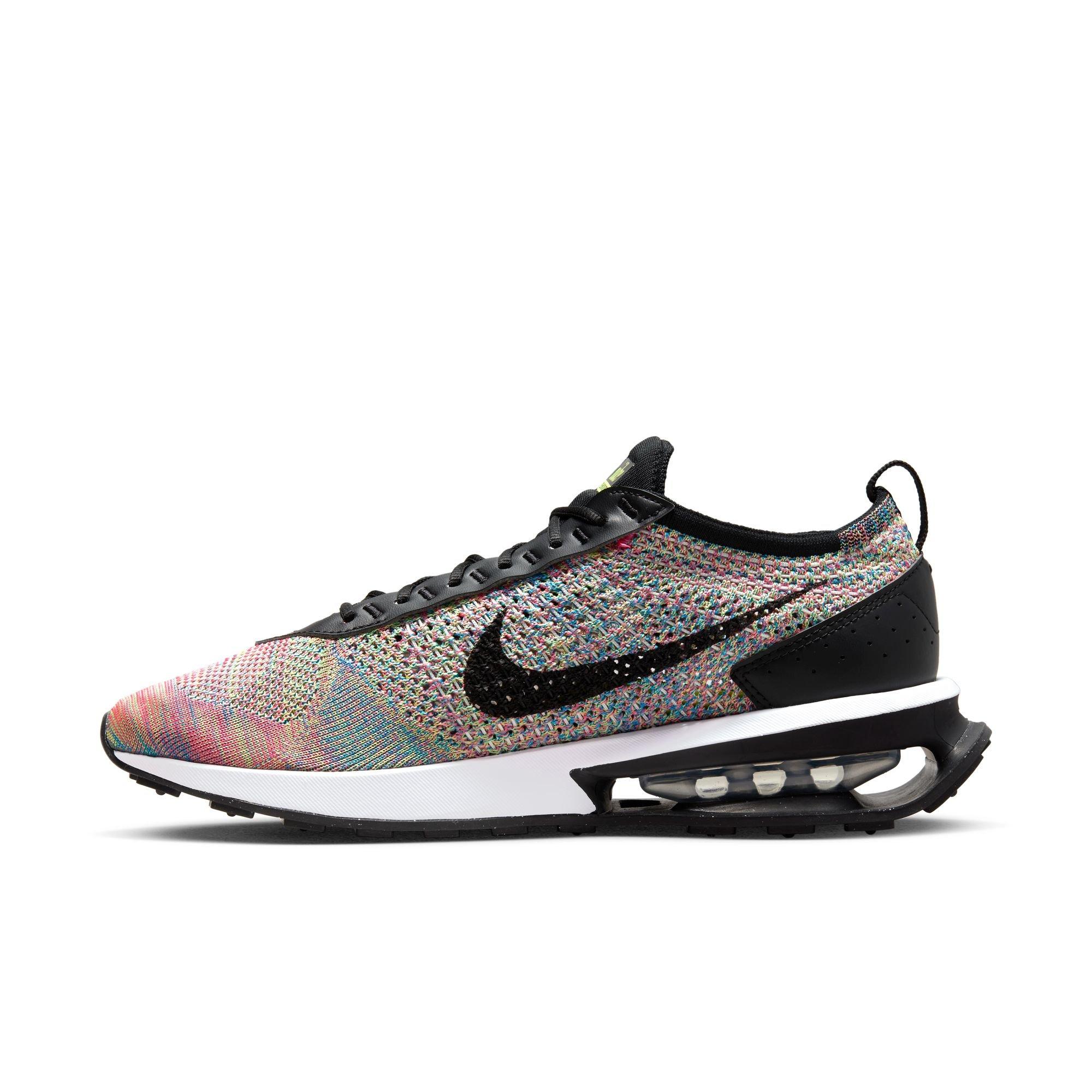 Nike Air Max Flyknit Racer "Ghost Green/Black/Pink Blast" Women's Shoe - MULTI-COLOR Thumbnail View 6