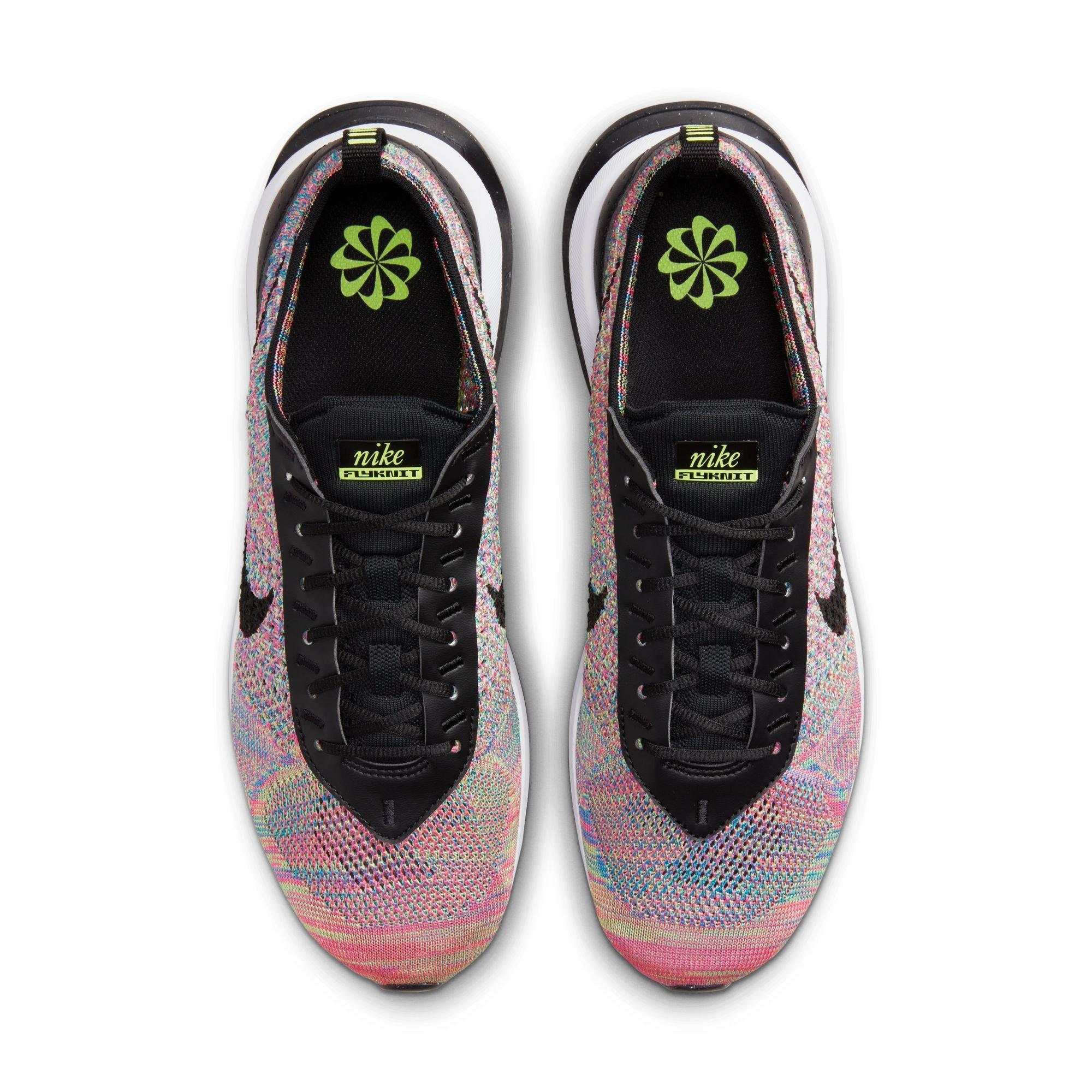 Nike Air Max Flyknit Racer "Ghost Green/Black/Pink Blast" Women's Shoe - MULTI-COLOR Thumbnail View 8
