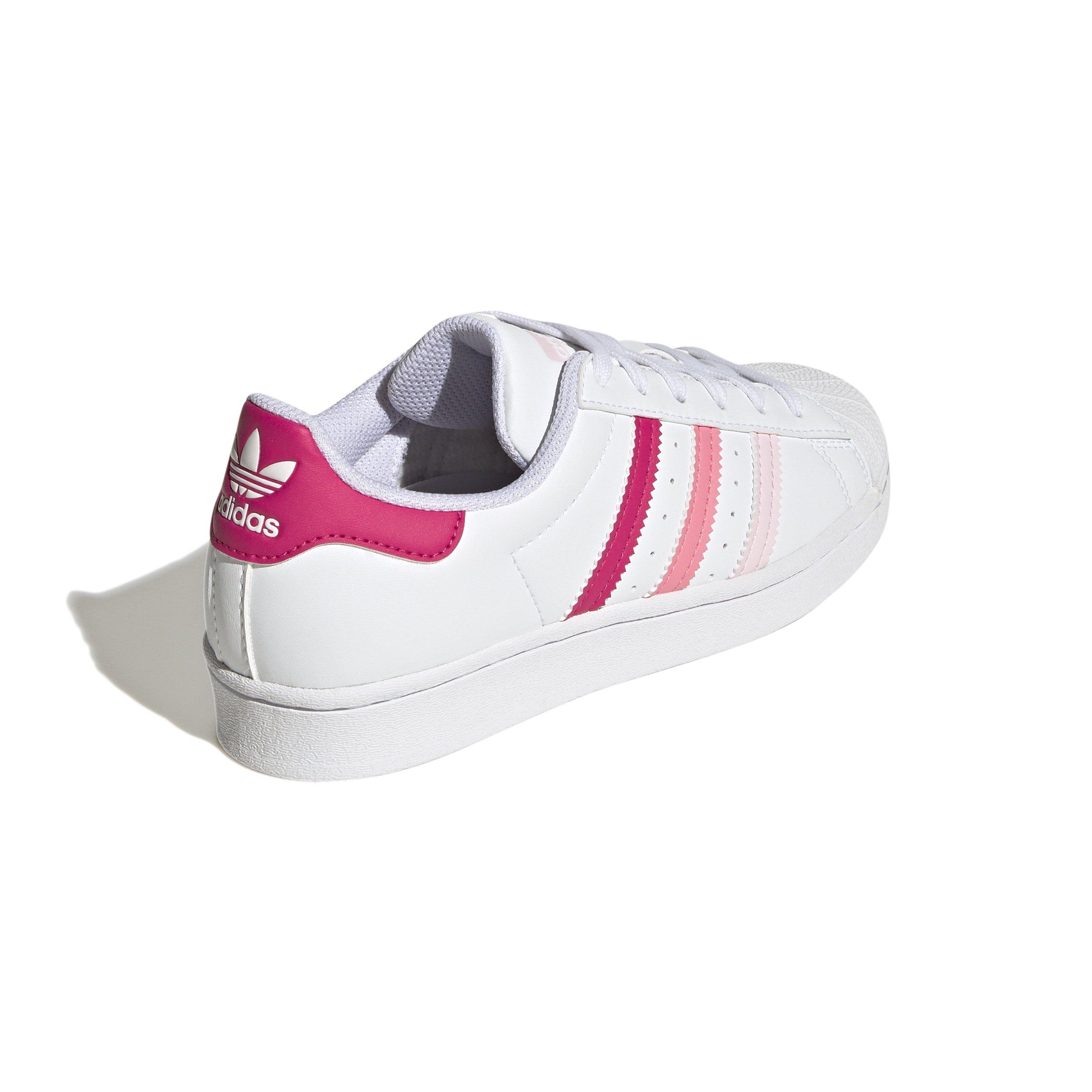 Adidas superstar shoes white and outlet pink