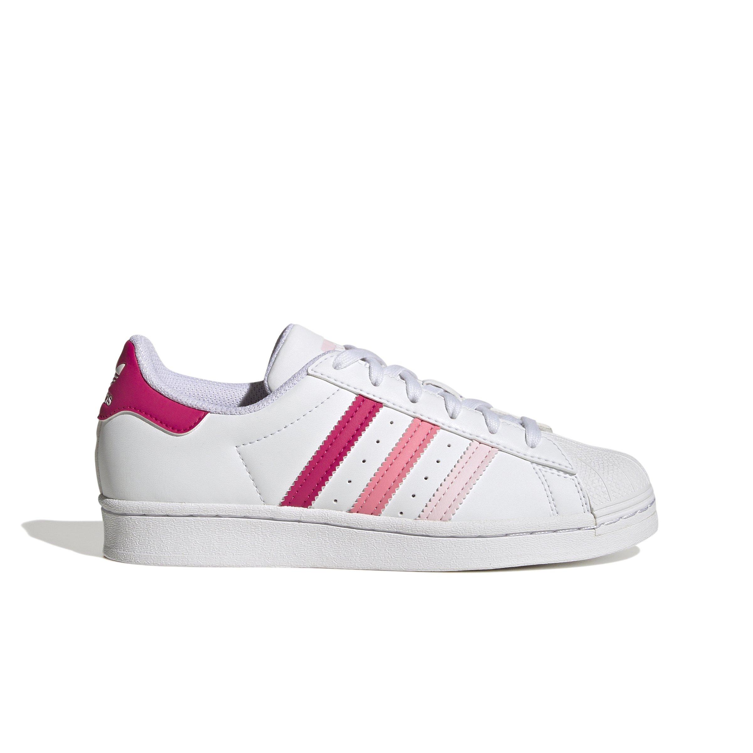 White shell toe shop adidas grade school