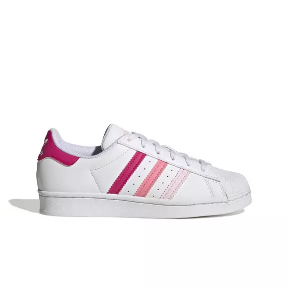 si puedes almohadilla Suburbio adidas Superstar "White/Pink" Grade School Girls' Shoe