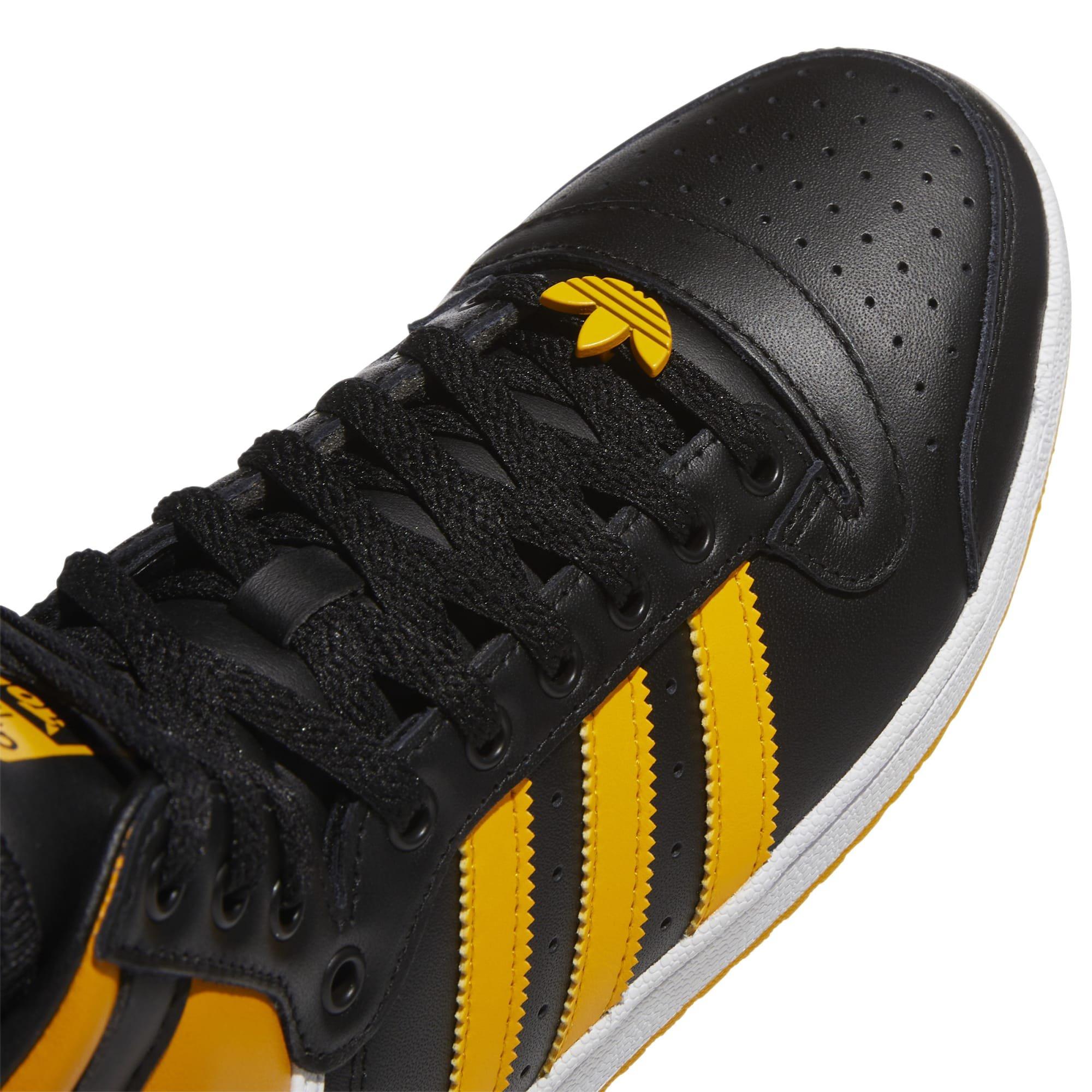 adidas Top Ten Hi White/Blue/Gold Men's Shoe - Hibbett