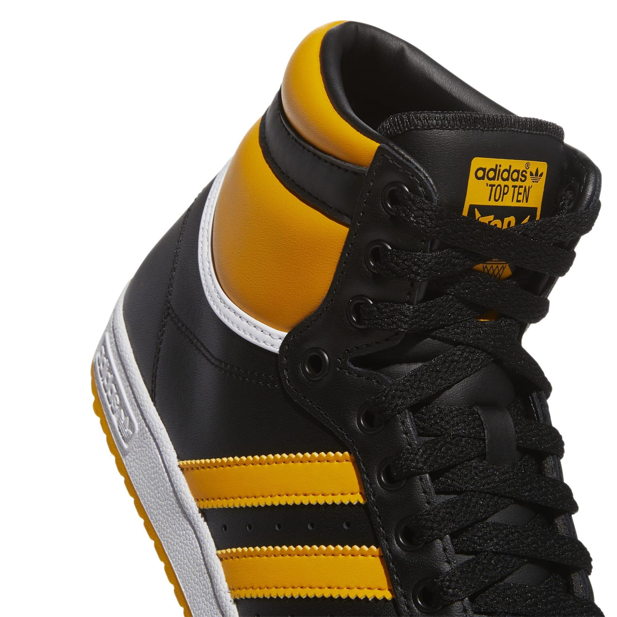 Vruchtbaar Gunst tint adidas Top Ten Hi "Black/Gold" Men's Shoe