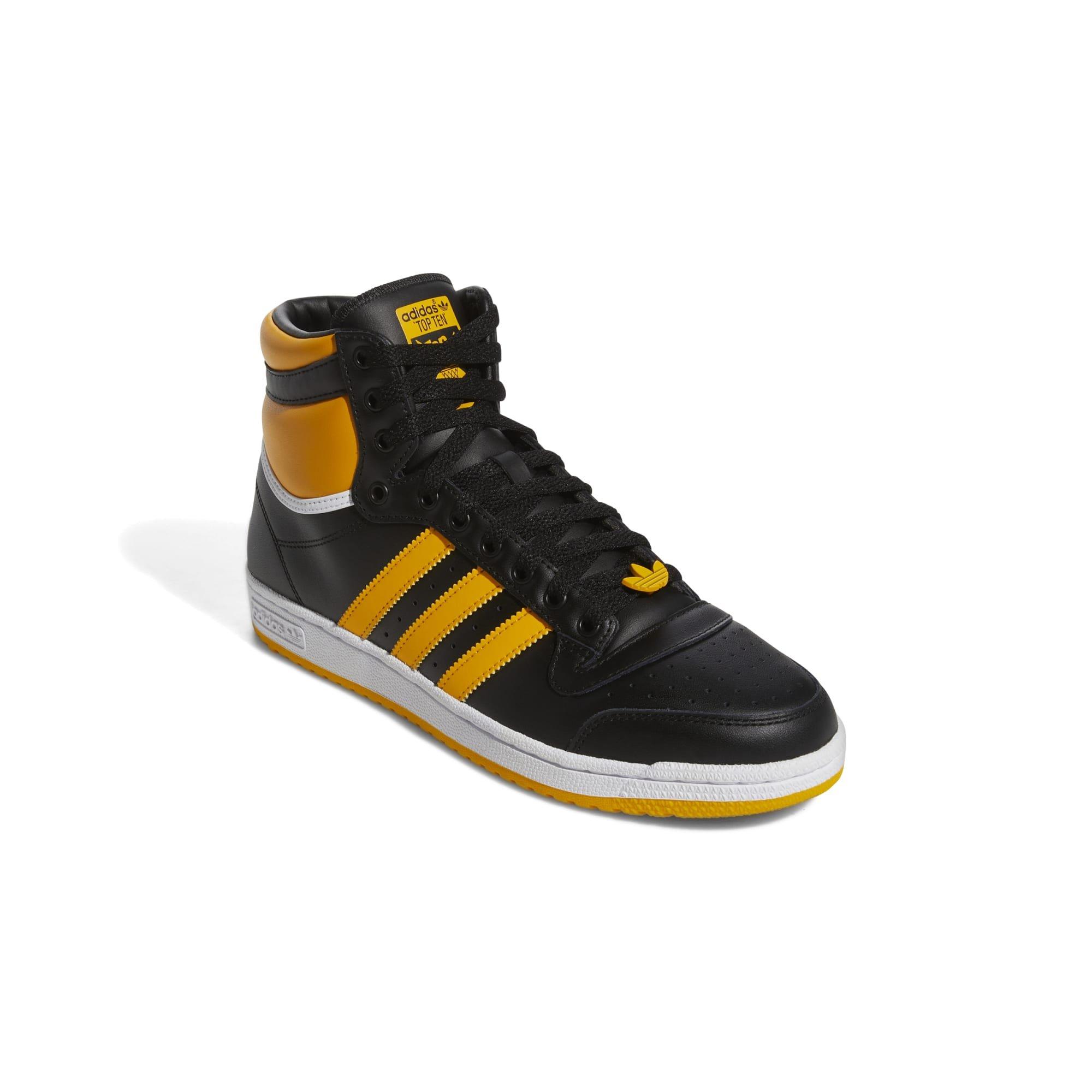 Vruchtbaar Gunst tint adidas Top Ten Hi "Black/Gold" Men's Shoe