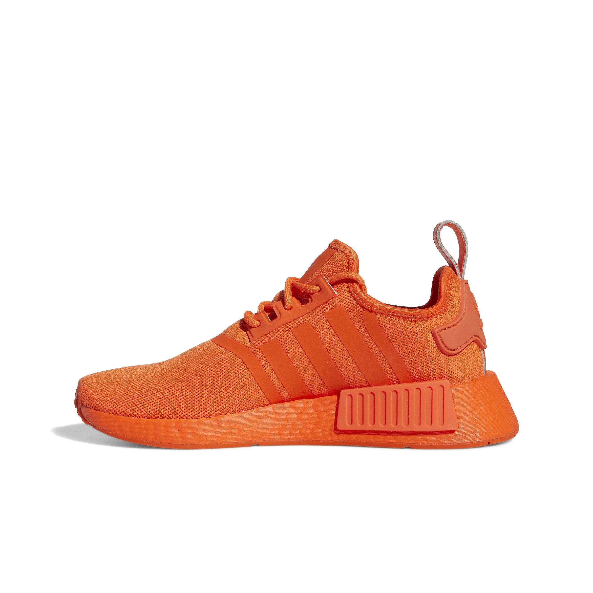 Adidas nmd white hot sale and orange