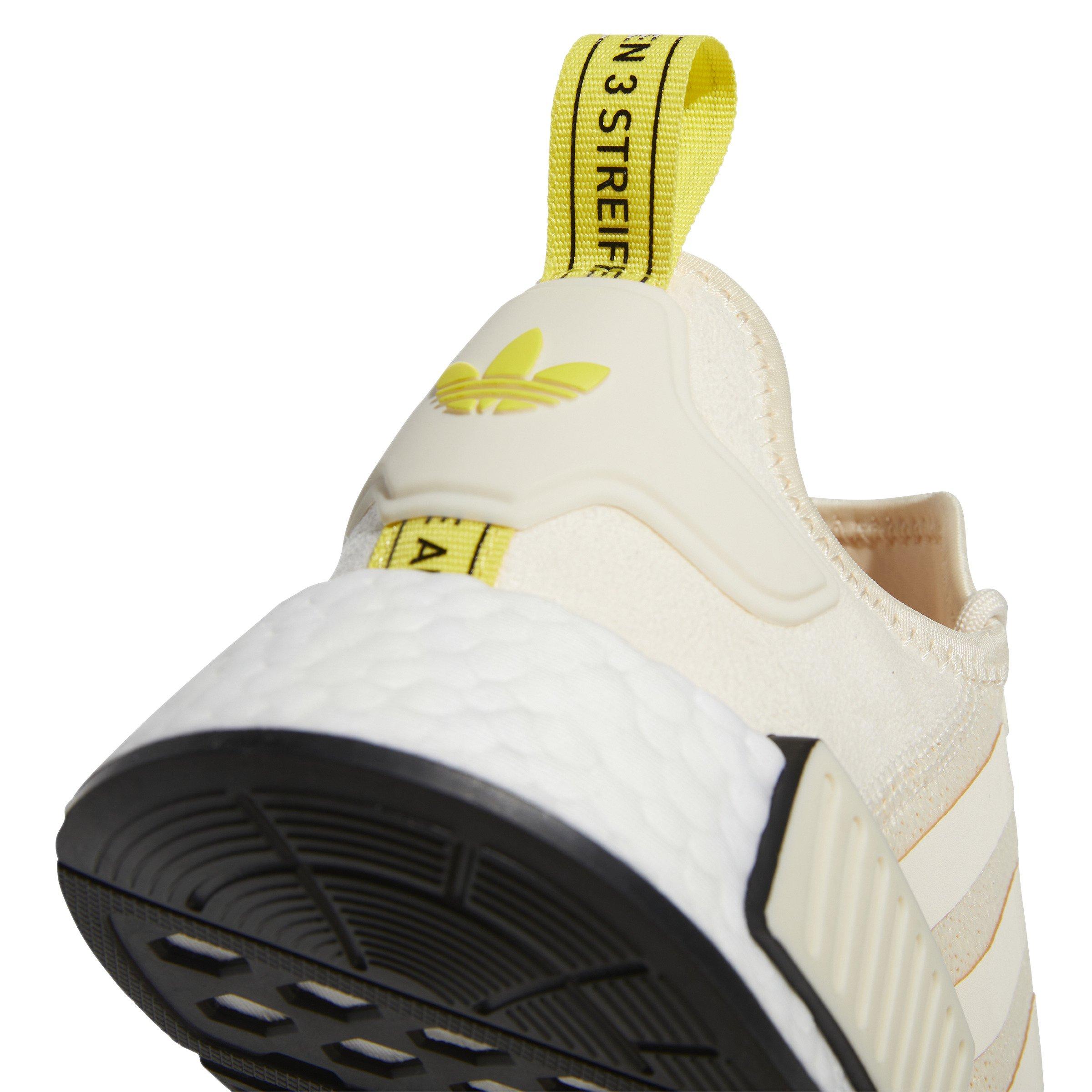 Bad stof in de ogen gooien kom tot rust adidas NMD R1 "Off-White/Impact Yellow" Women's Shoe