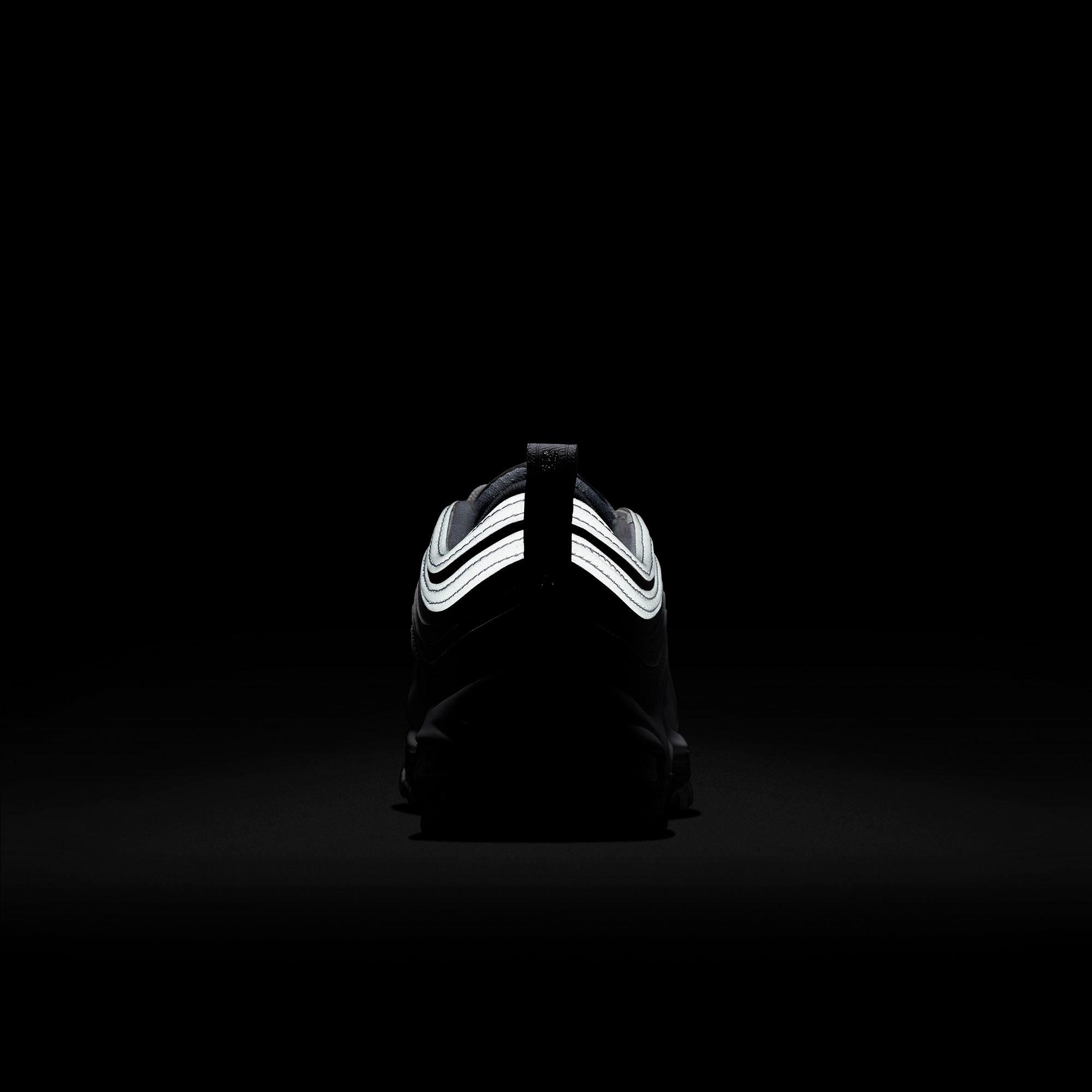 Nike Air Max 97 "White/Metallic Silver" Grade School Kids' Shoe - WHITE Thumbnail View 10