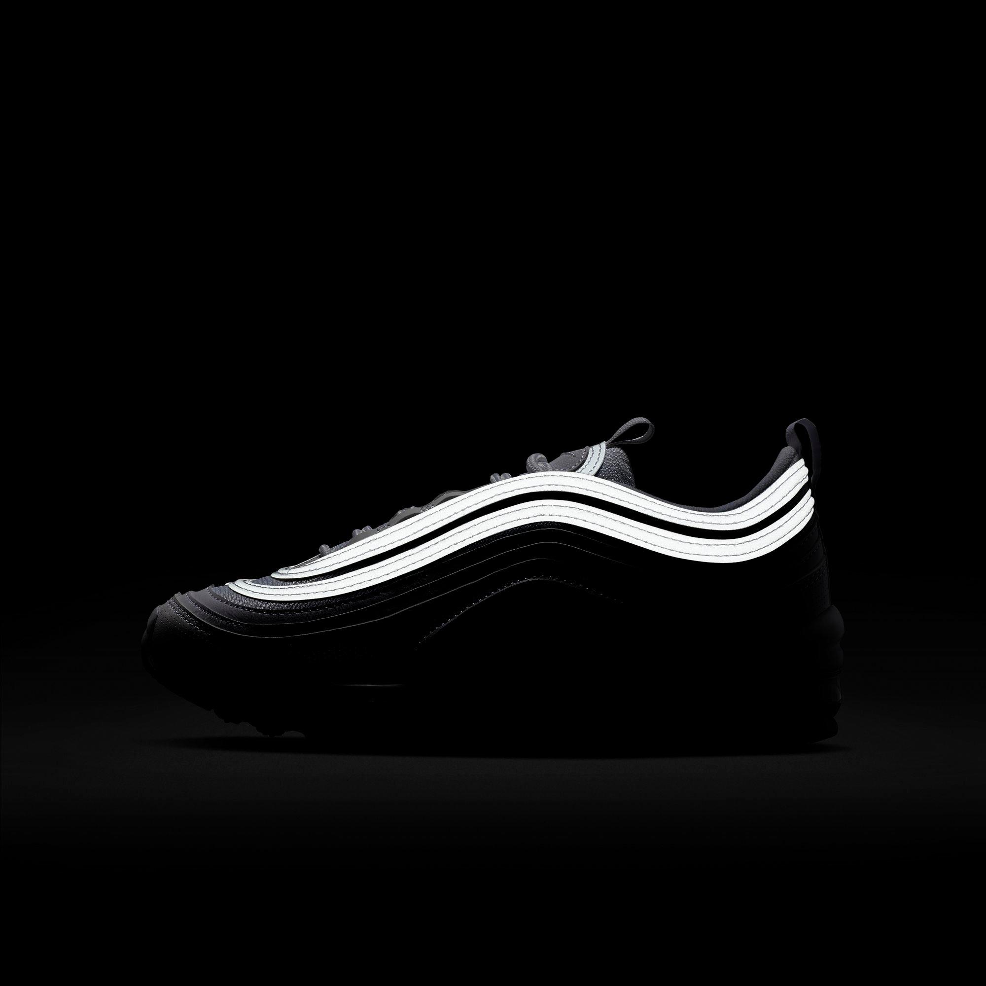 Nike Air Max 97 "White/Metallic Silver" Grade School Kids' Shoe - WHITE Thumbnail View 5
