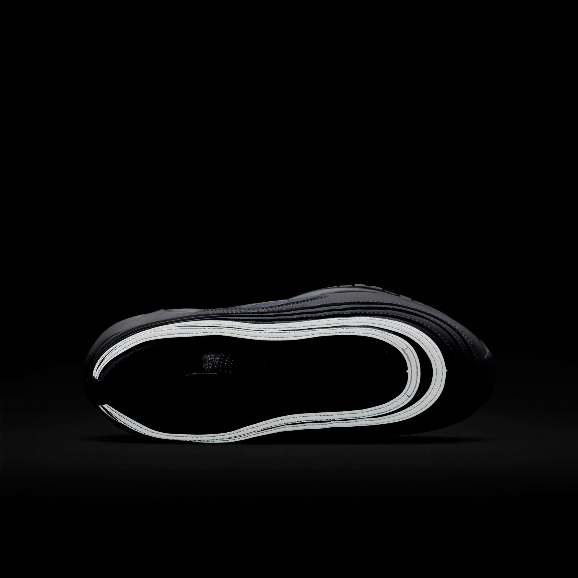 Nike Air Max 97 "White/Metallic Silver" Grade School Kids' Shoe - WHITE Thumbnail View 11