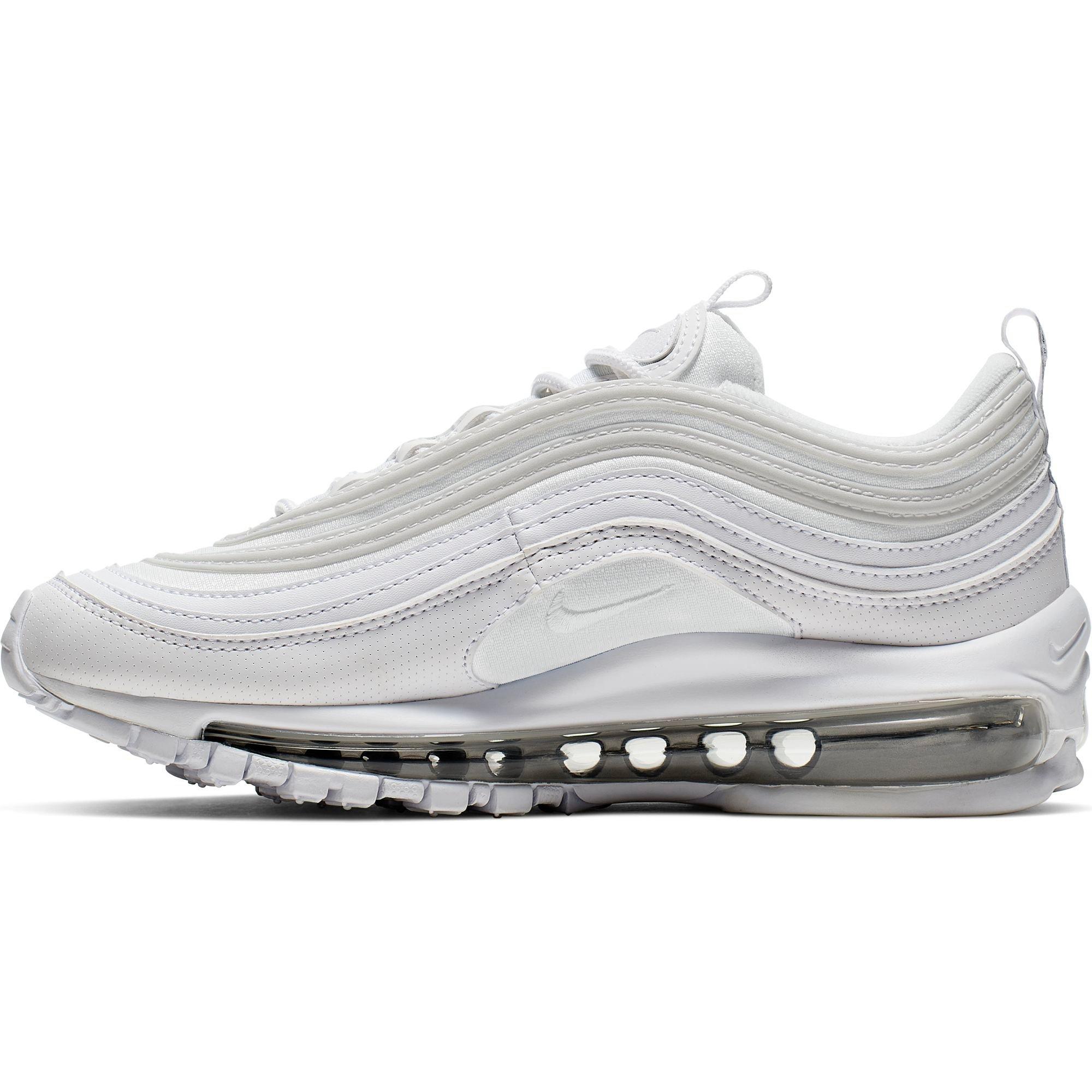 Nike Air Max 97 "White/Metallic Silver" Grade School Kids' Shoe - WHITE Thumbnail View 4