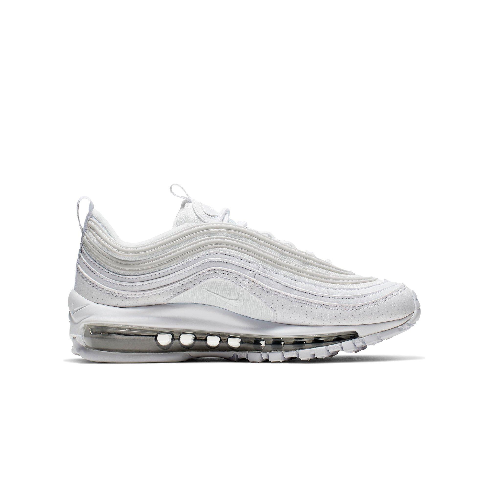 Nike Air Max 97 "White/Metallic Silver" Grade School Kids' Shoe - WHITE Thumbnail View 2