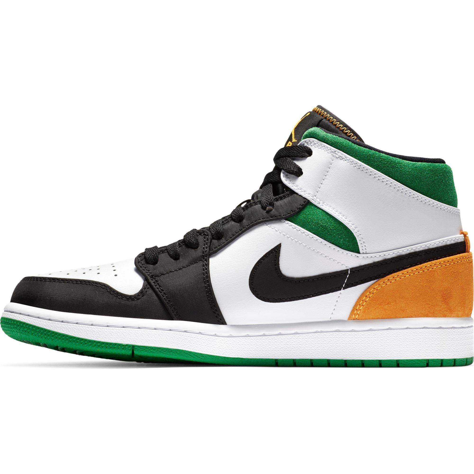 green orange jordan 1