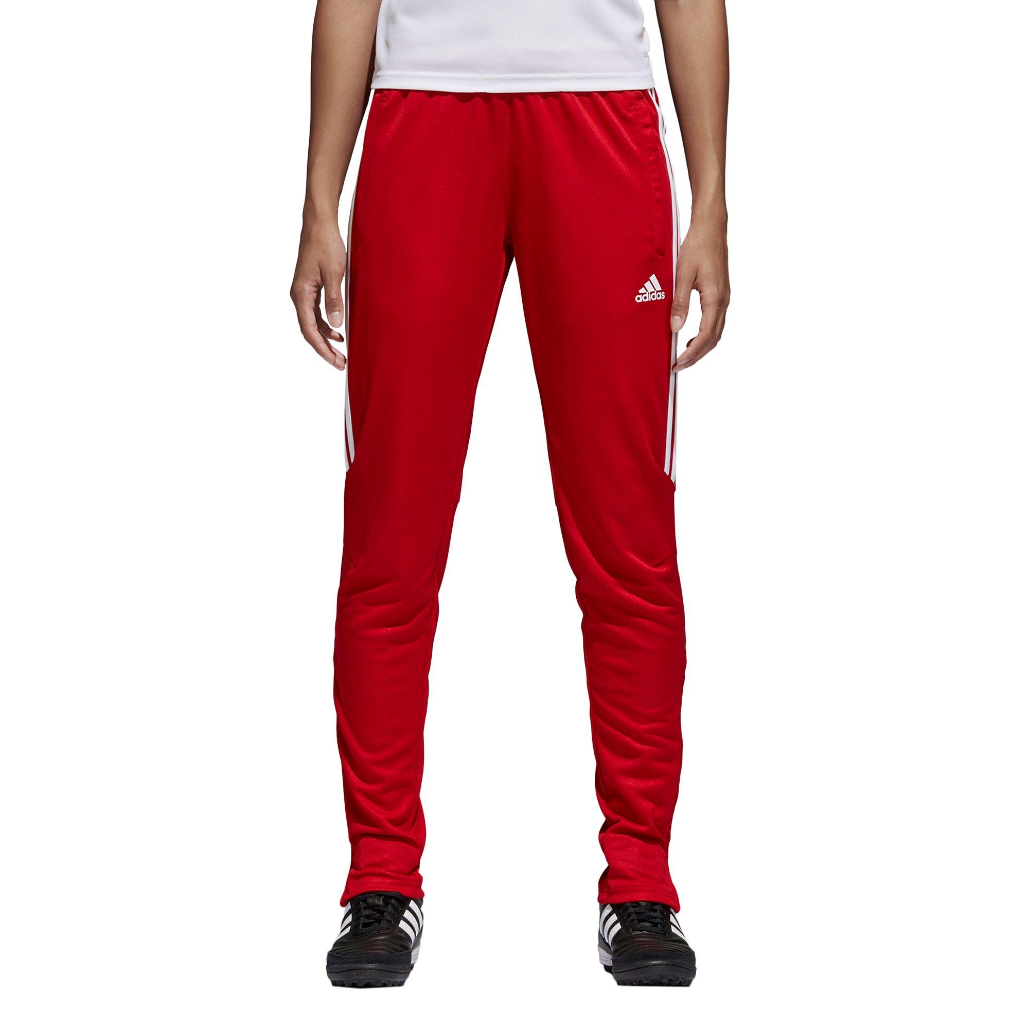 adidas red training pants