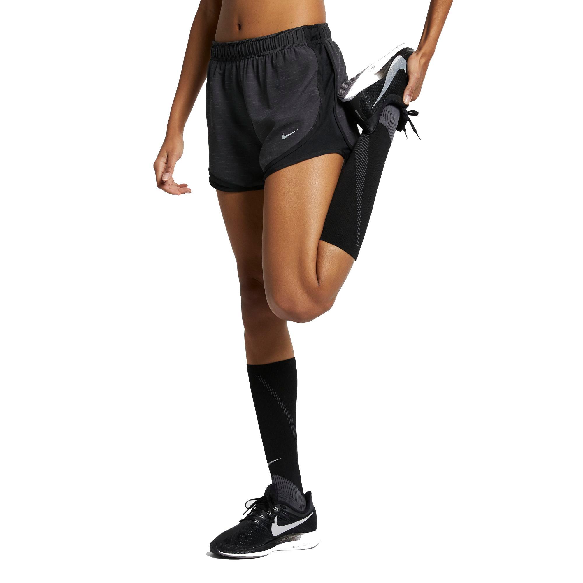 nike tempo heatherized shorts