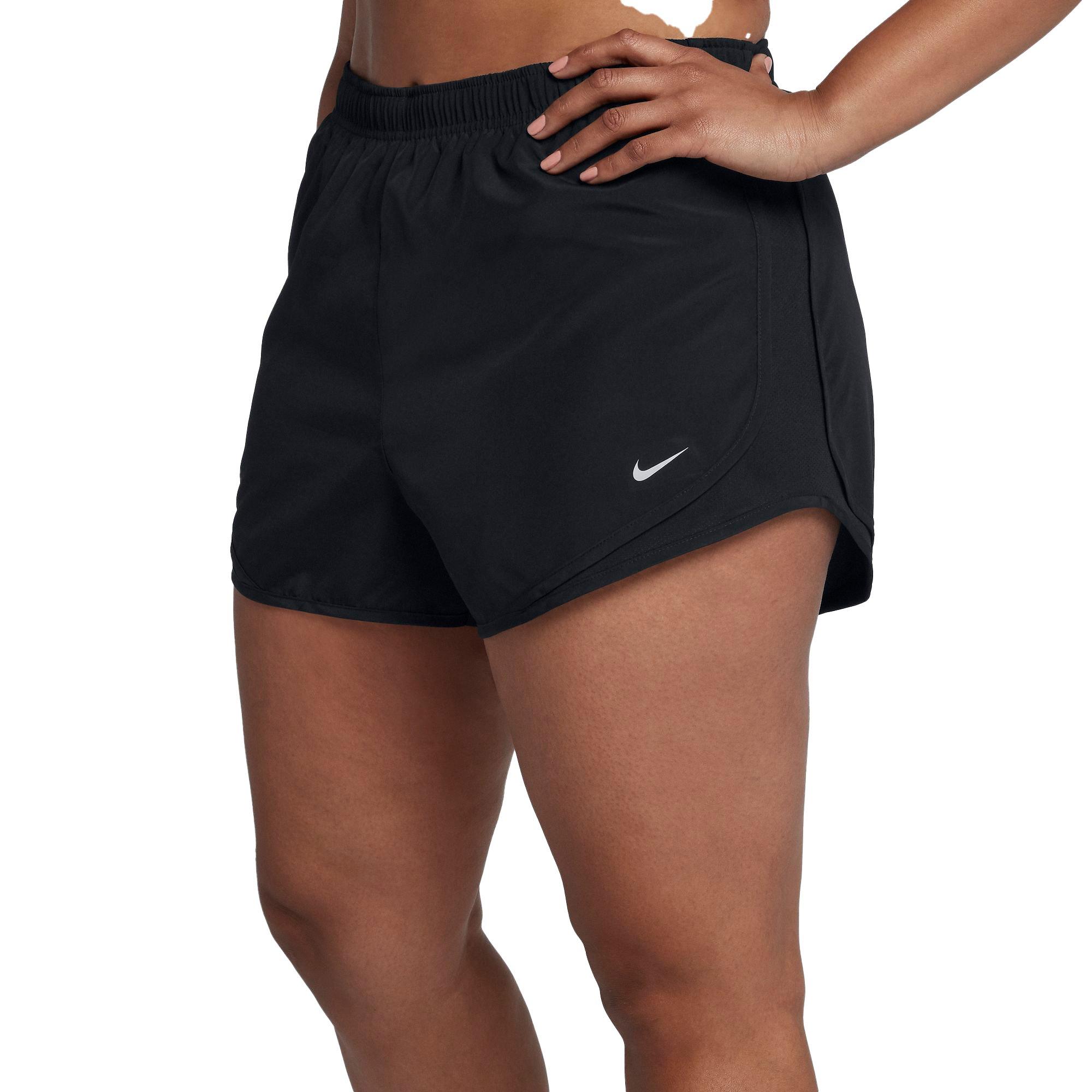 nike running shorts womens black