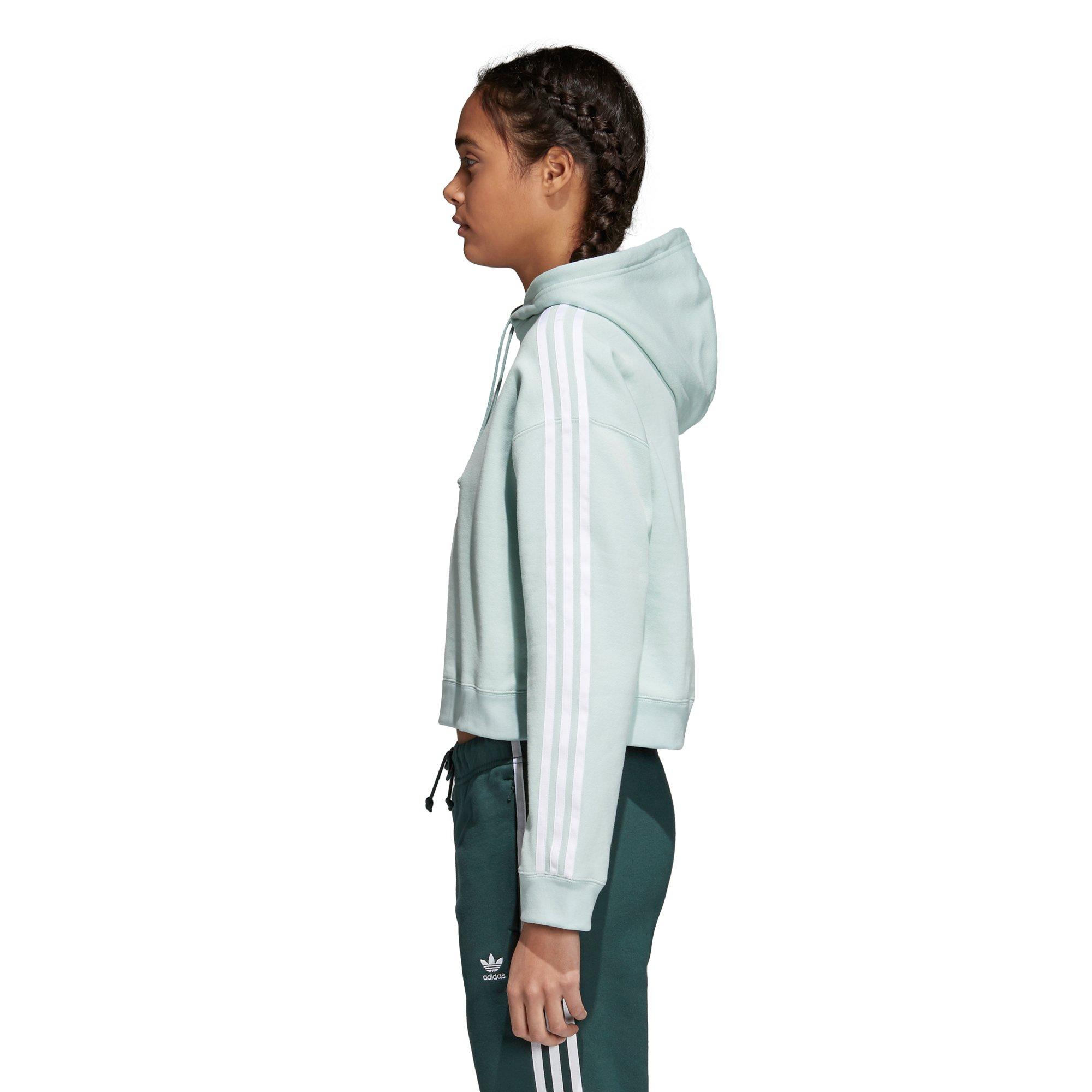adidas originals women's crop hoodie