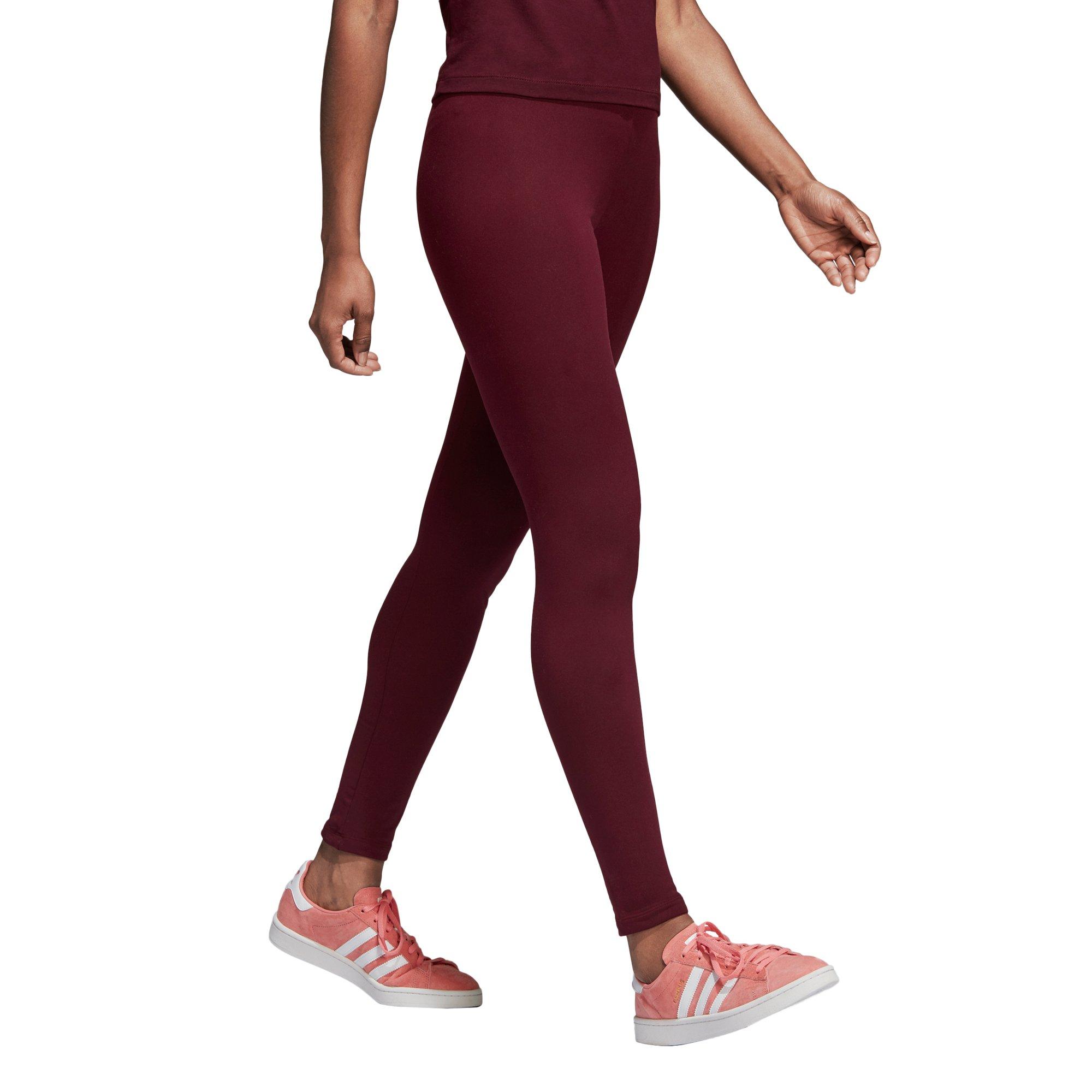 maroon adidas leggings