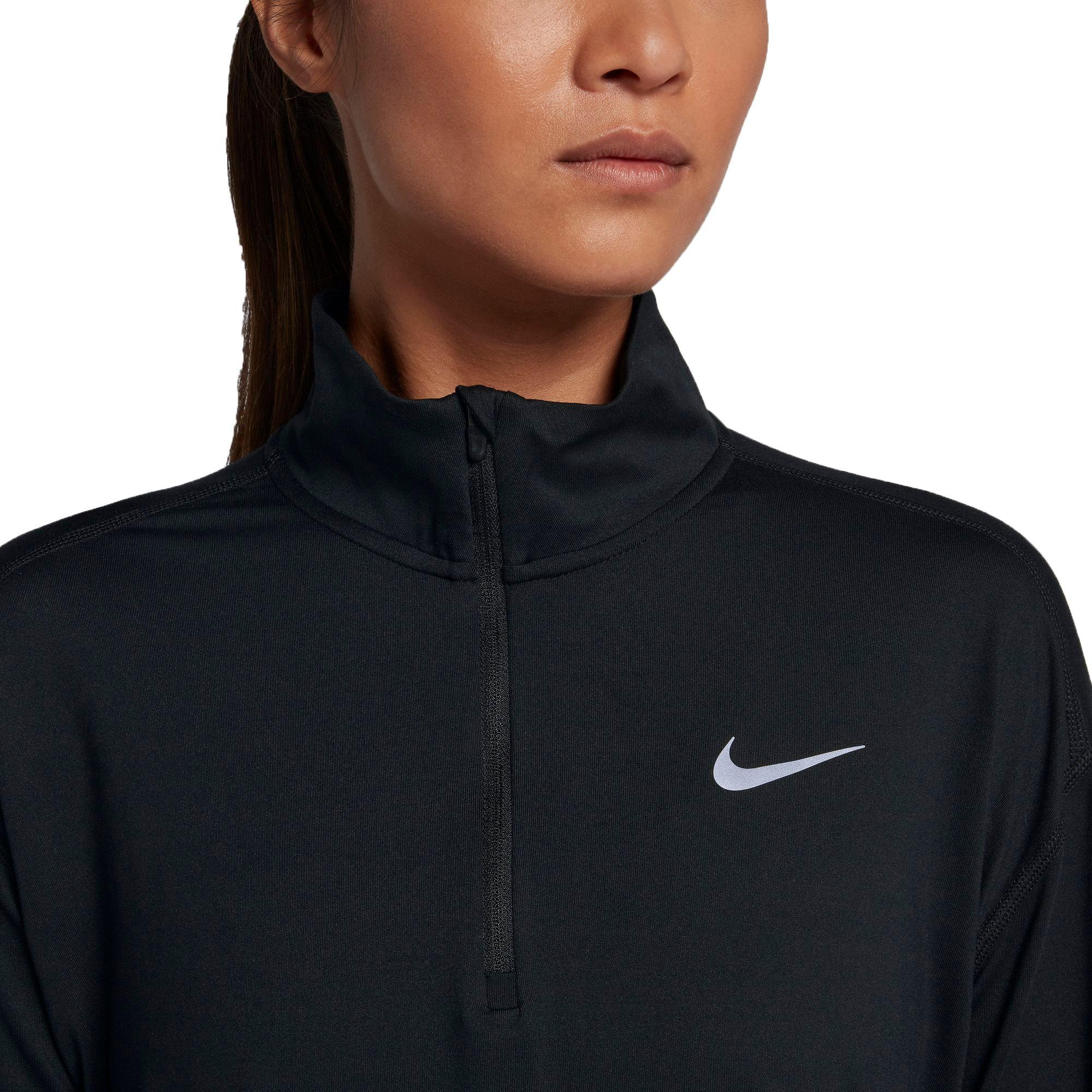 womens zip running top