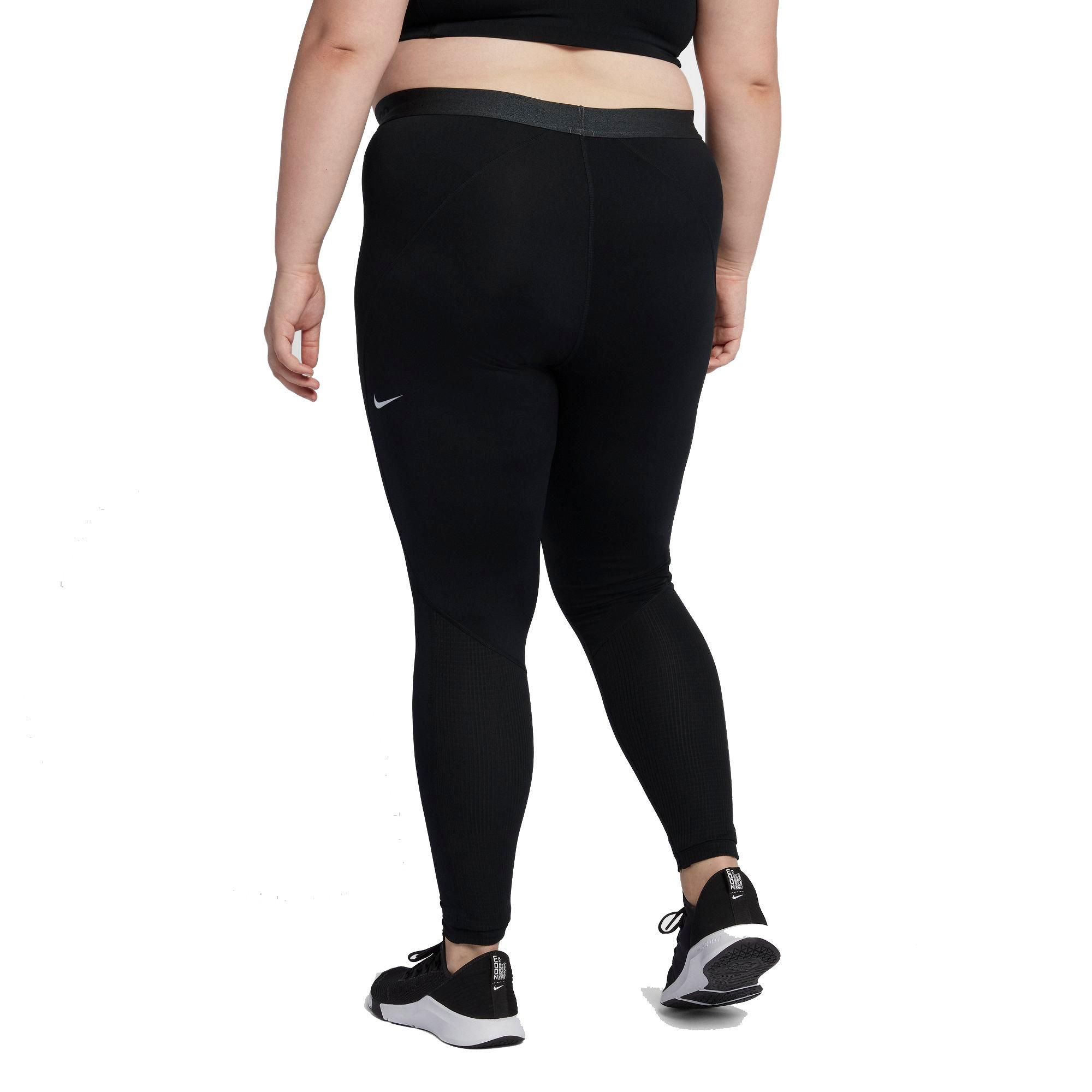 Nike Women's Pro Warm Tights-Black 