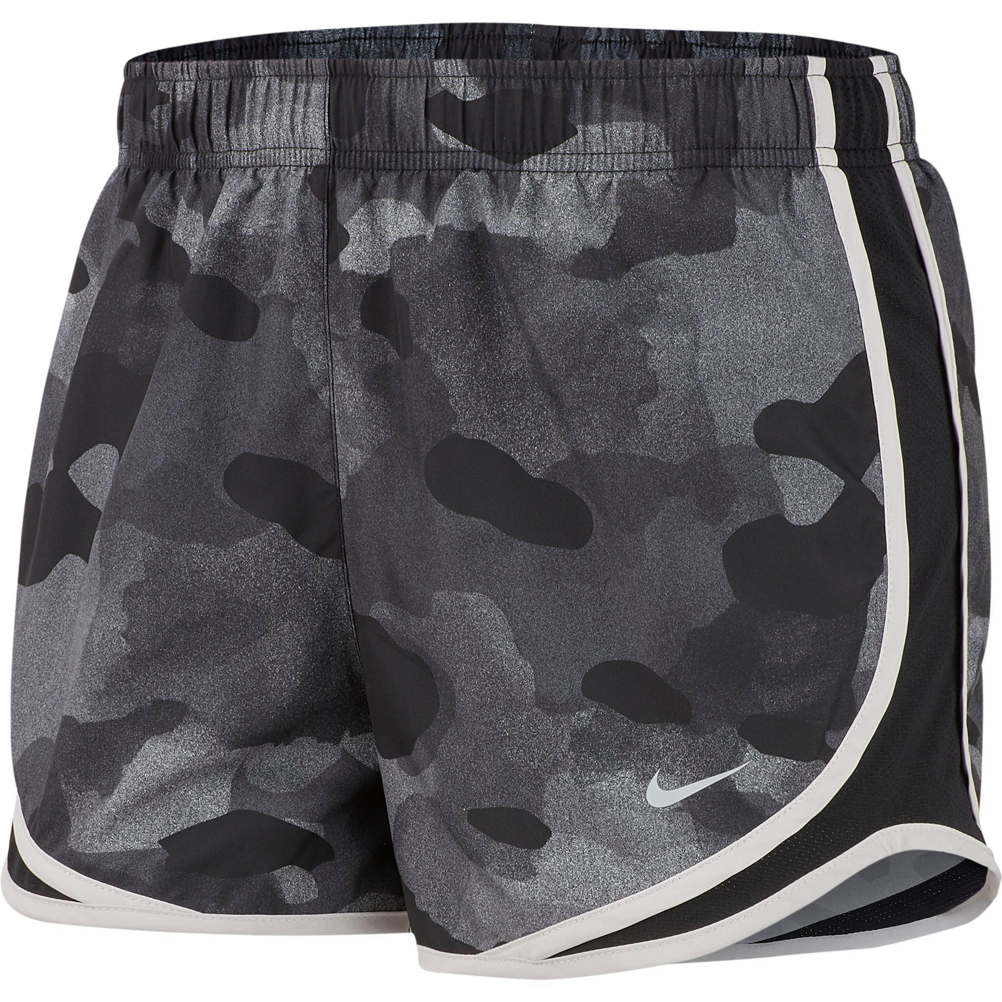 nike women's floral camo tempo short