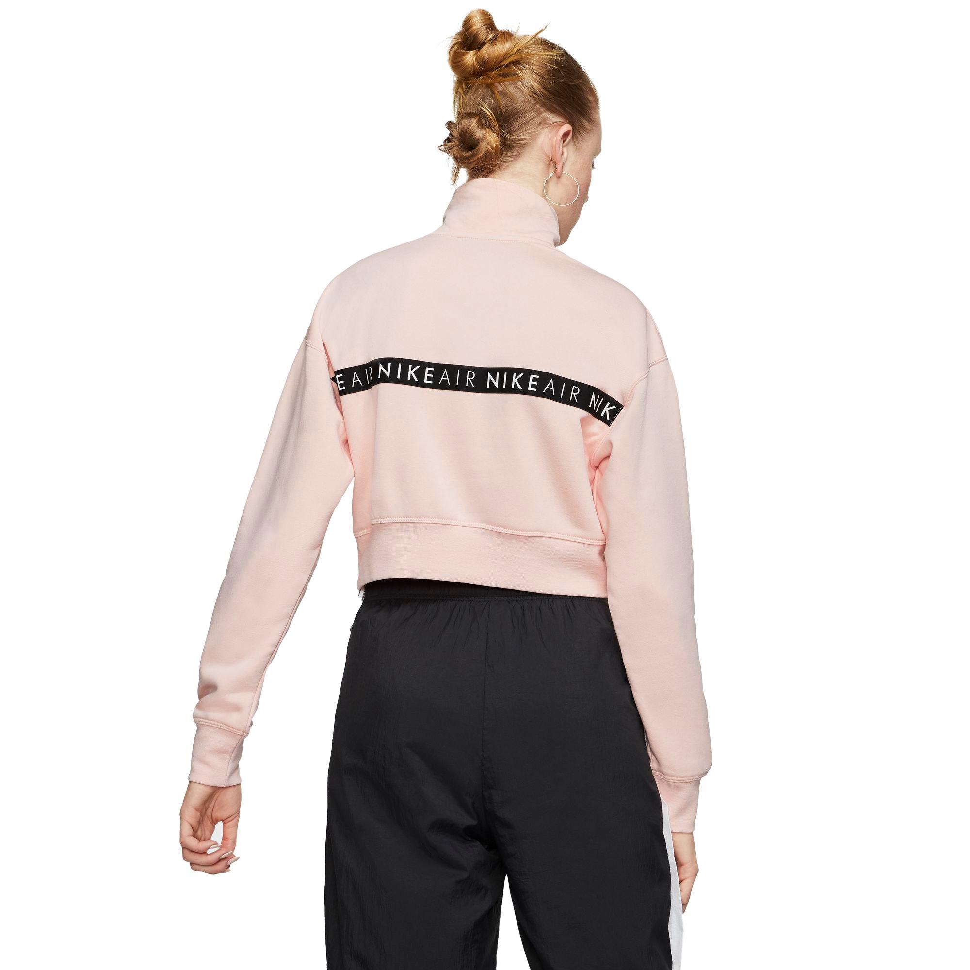 nike air zip crop top