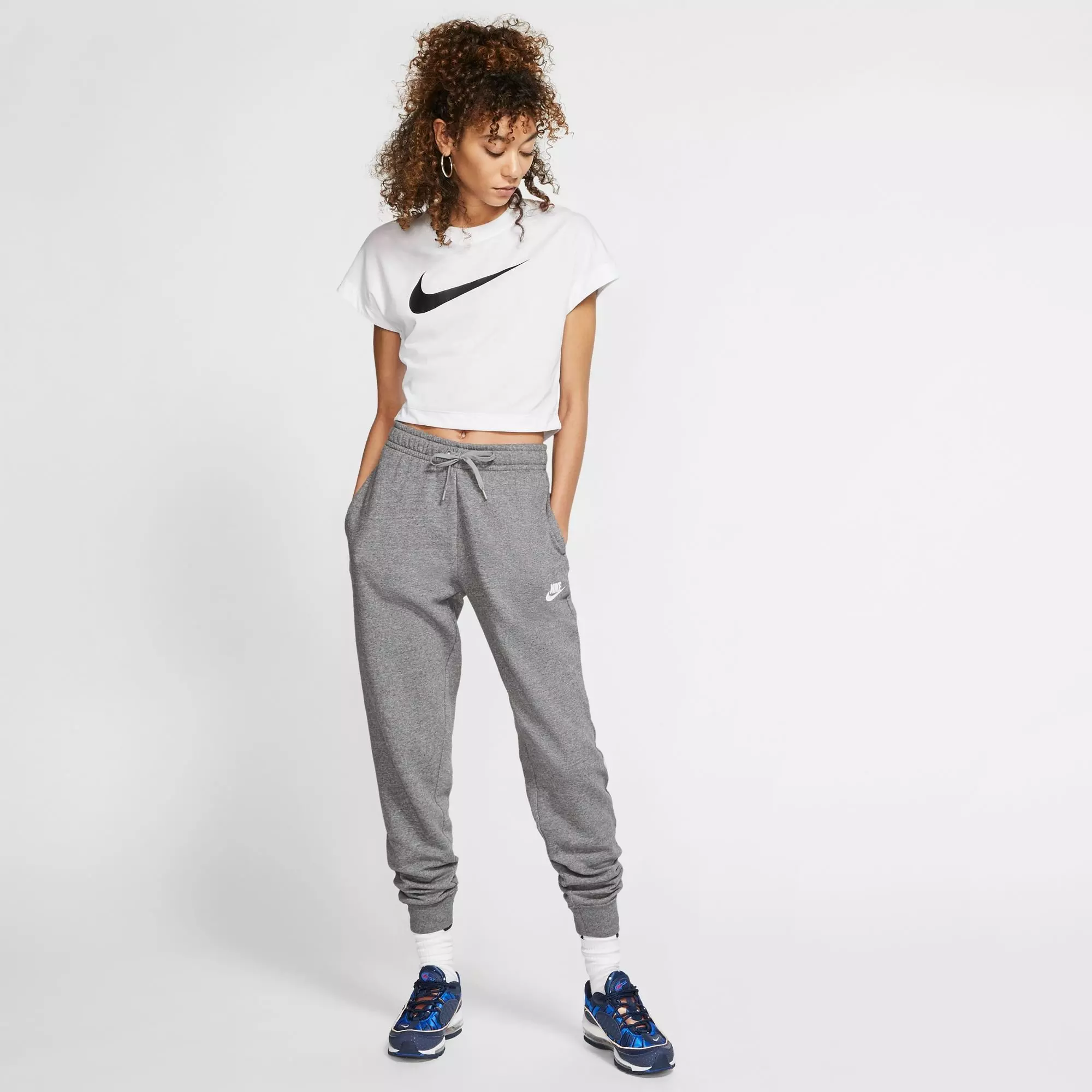 Nike Women's Sportswear Pants - Charcoal - CHARCOAL