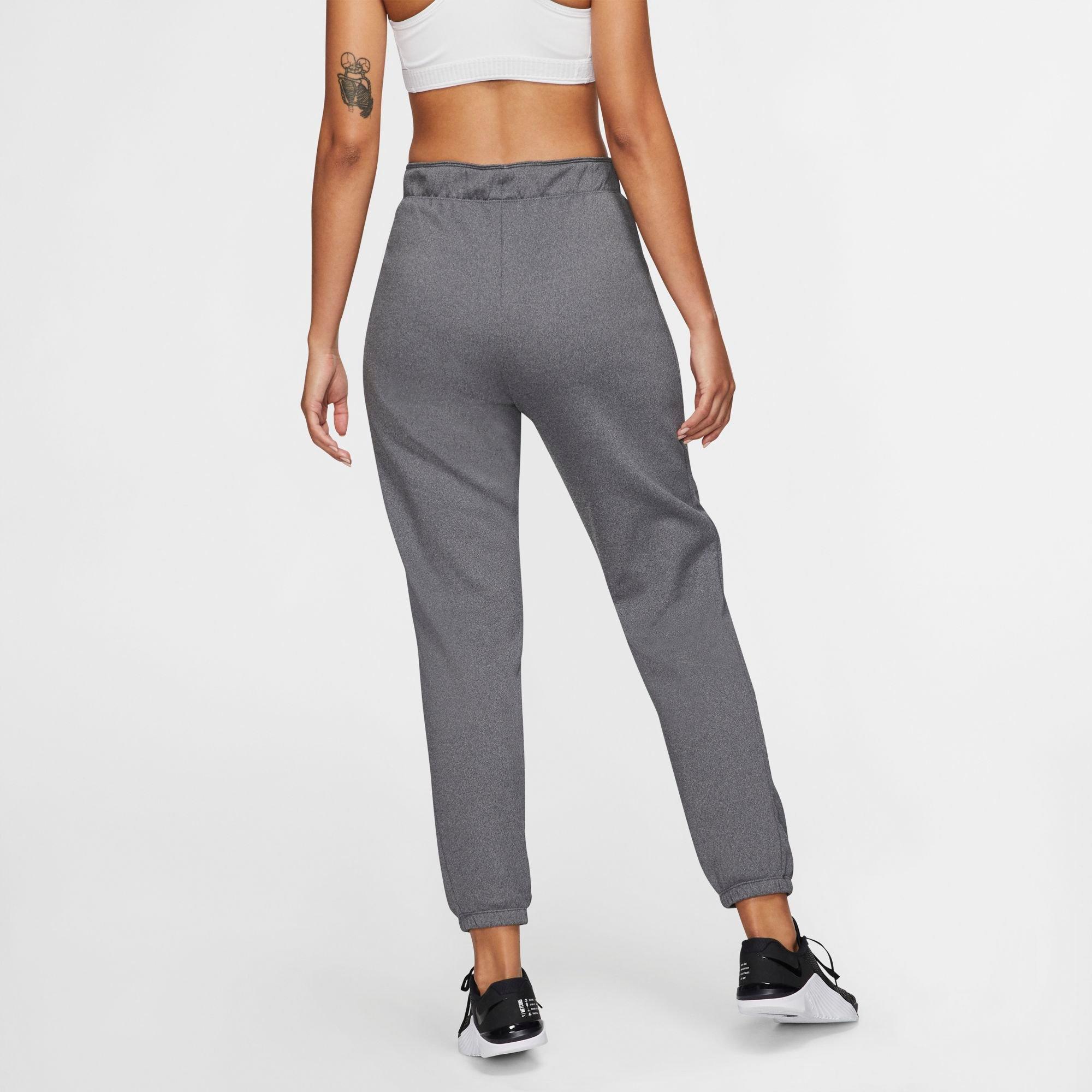 nike women's nike therma fleece tapered pants