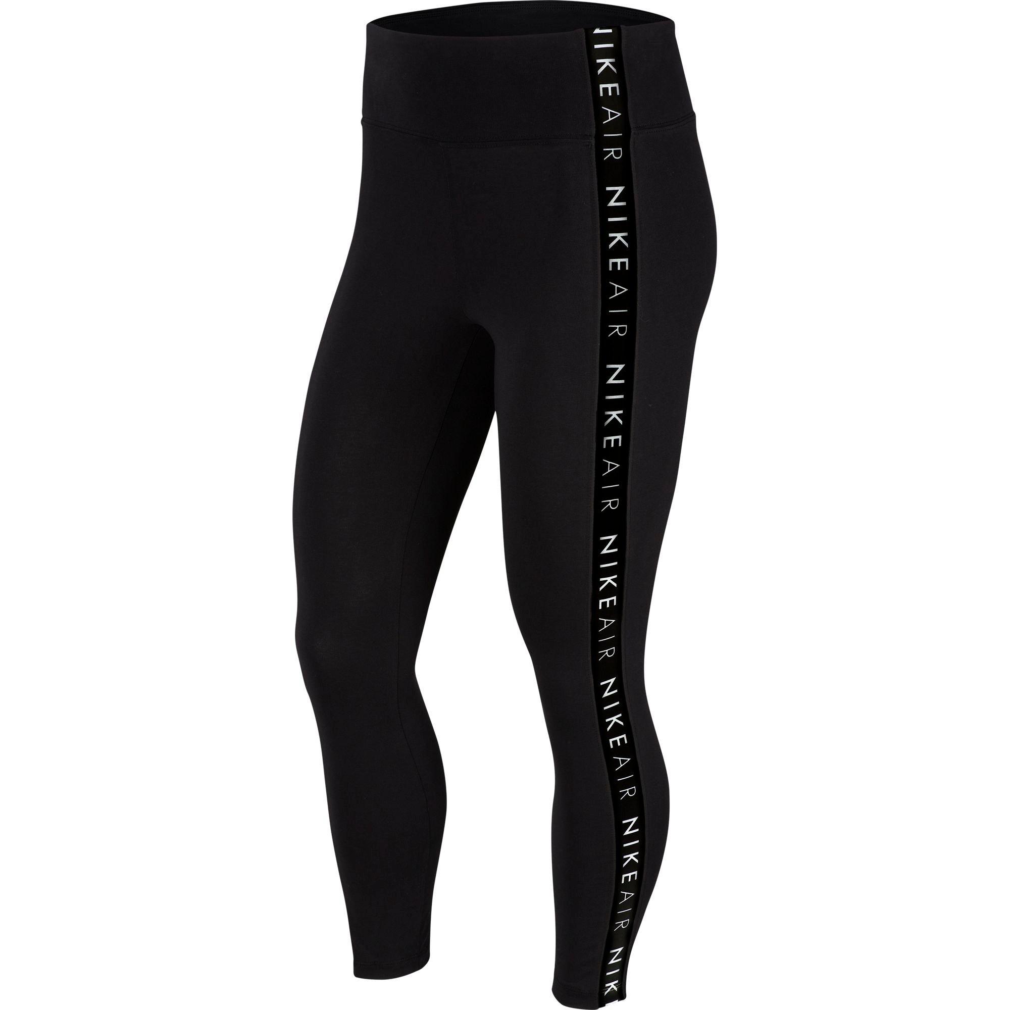 nike air tape leggings black