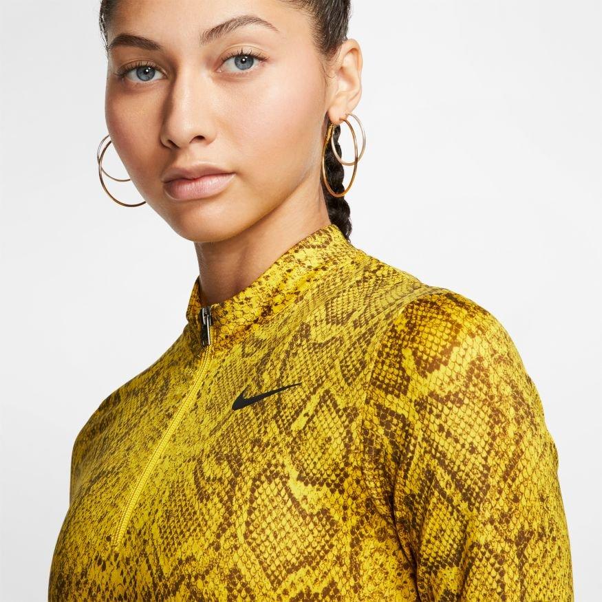 yellow nike snakeskin outfit