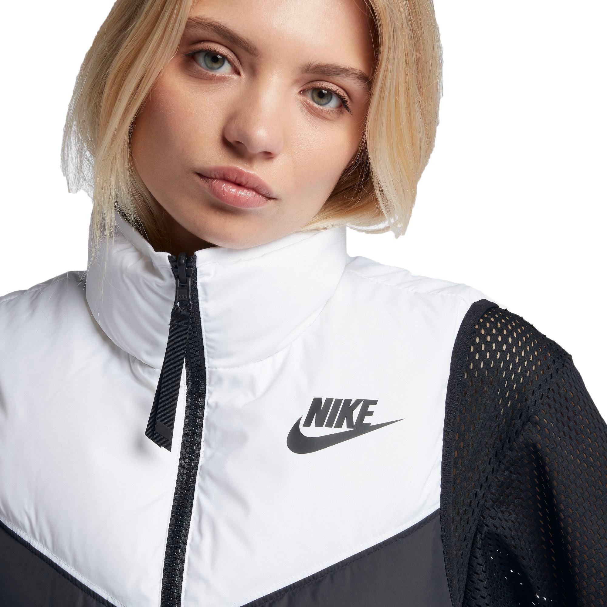 women's nike sportswear reversible windrunner down vest