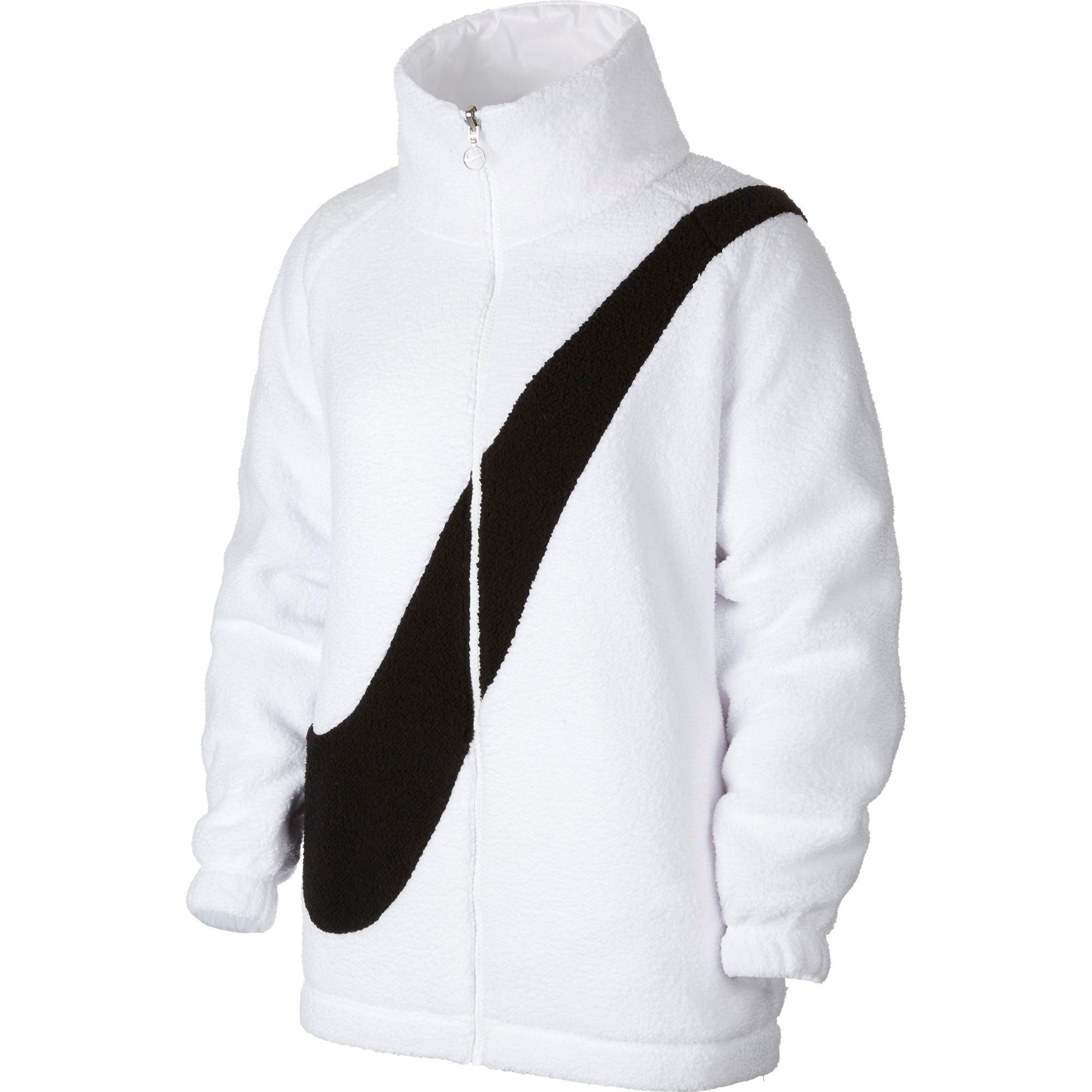 nike women's reversible sherpa jacket black